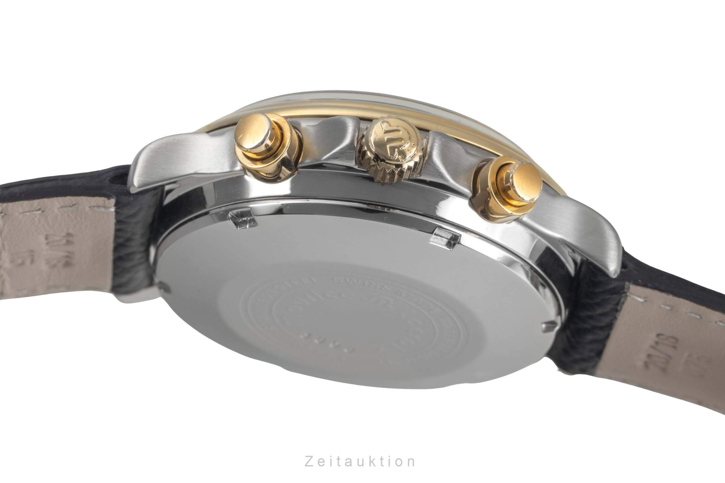 Maurice Lacroix Croneo chronograph gilt / steel automatic Ref