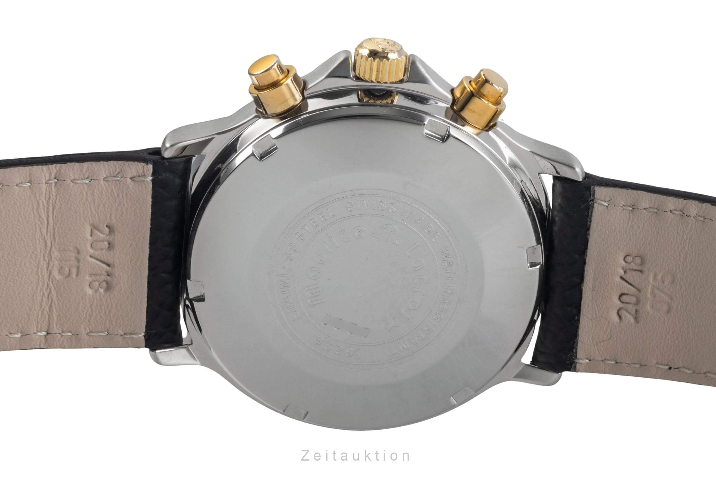 Maurice Lacroix Croneo chronograph gilt / steel automatic Ref