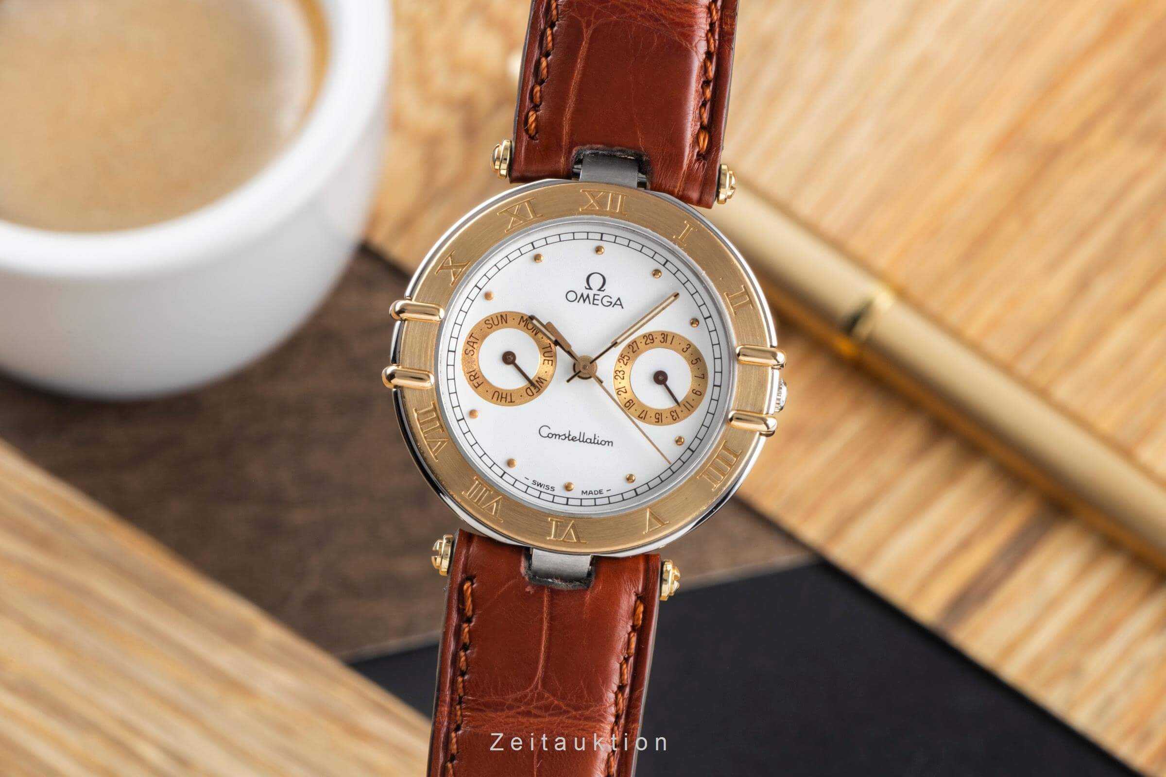 Omega Constellation acier / or  quartz unisexe 196.1070 Vintage  [2500338]