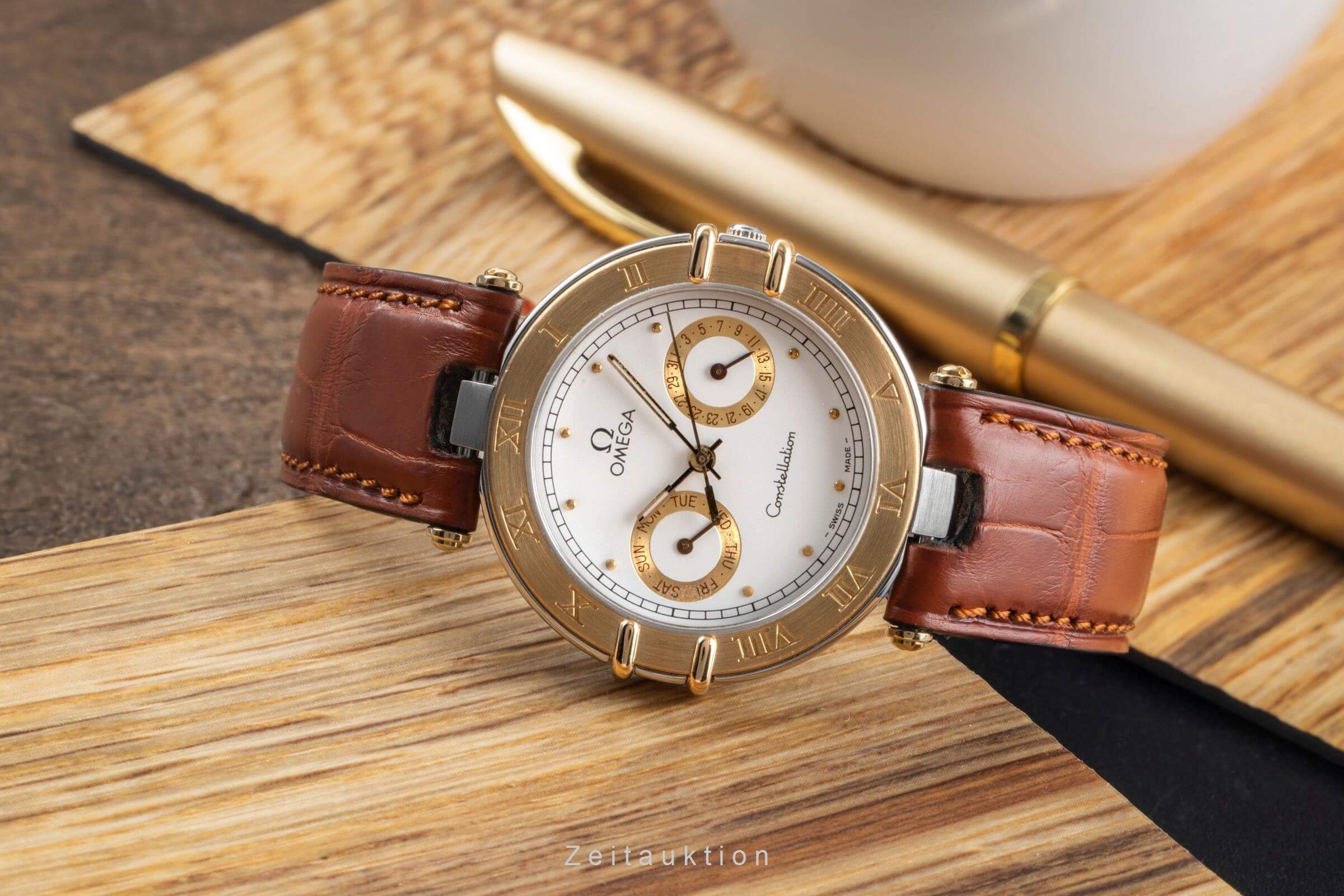 Omega Constellation acier / or  quartz unisexe 196.1070 Vintage  [2500338]