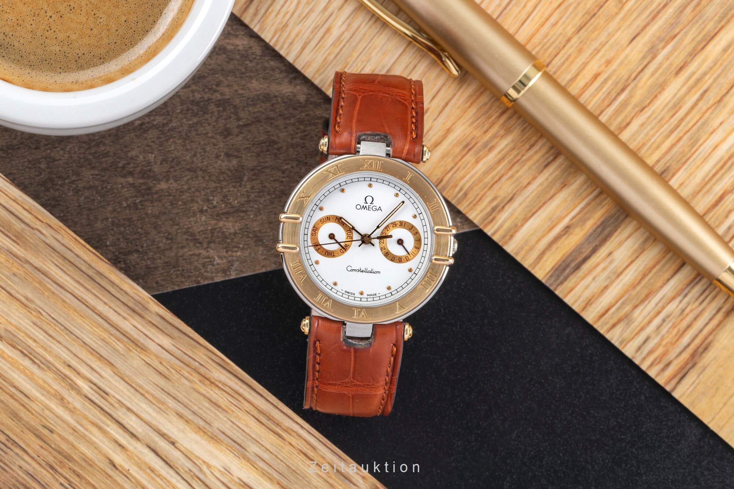 Omega Constellation acier / or  quartz unisexe 196.1070 Vintage  [2500338]