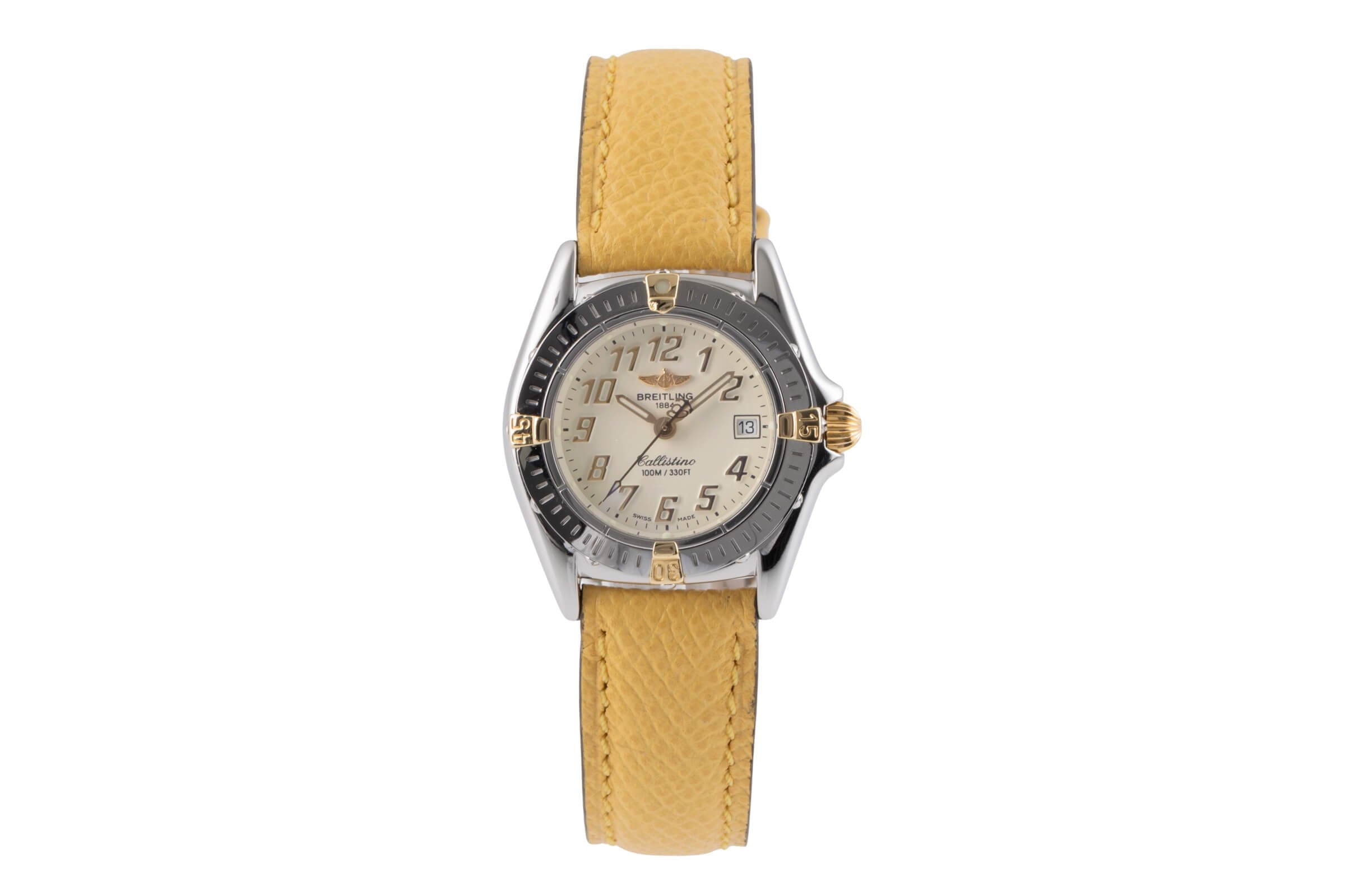 Breitling Callistino acero / oro cuarzo reloj para damas  B52345  [2500352]
