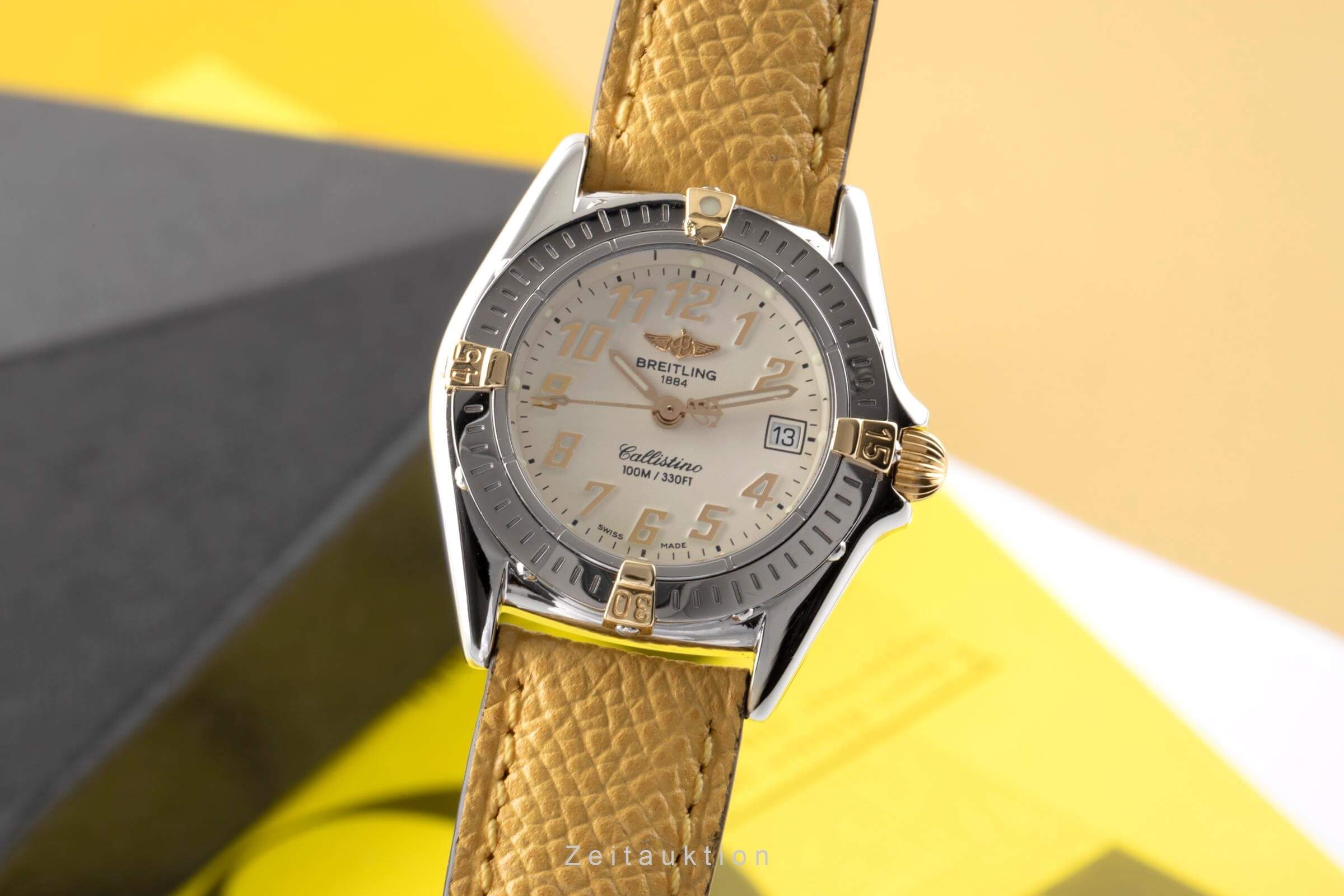 Breitling Callistino acero / oro cuarzo reloj para damas  B52345  [2500352]