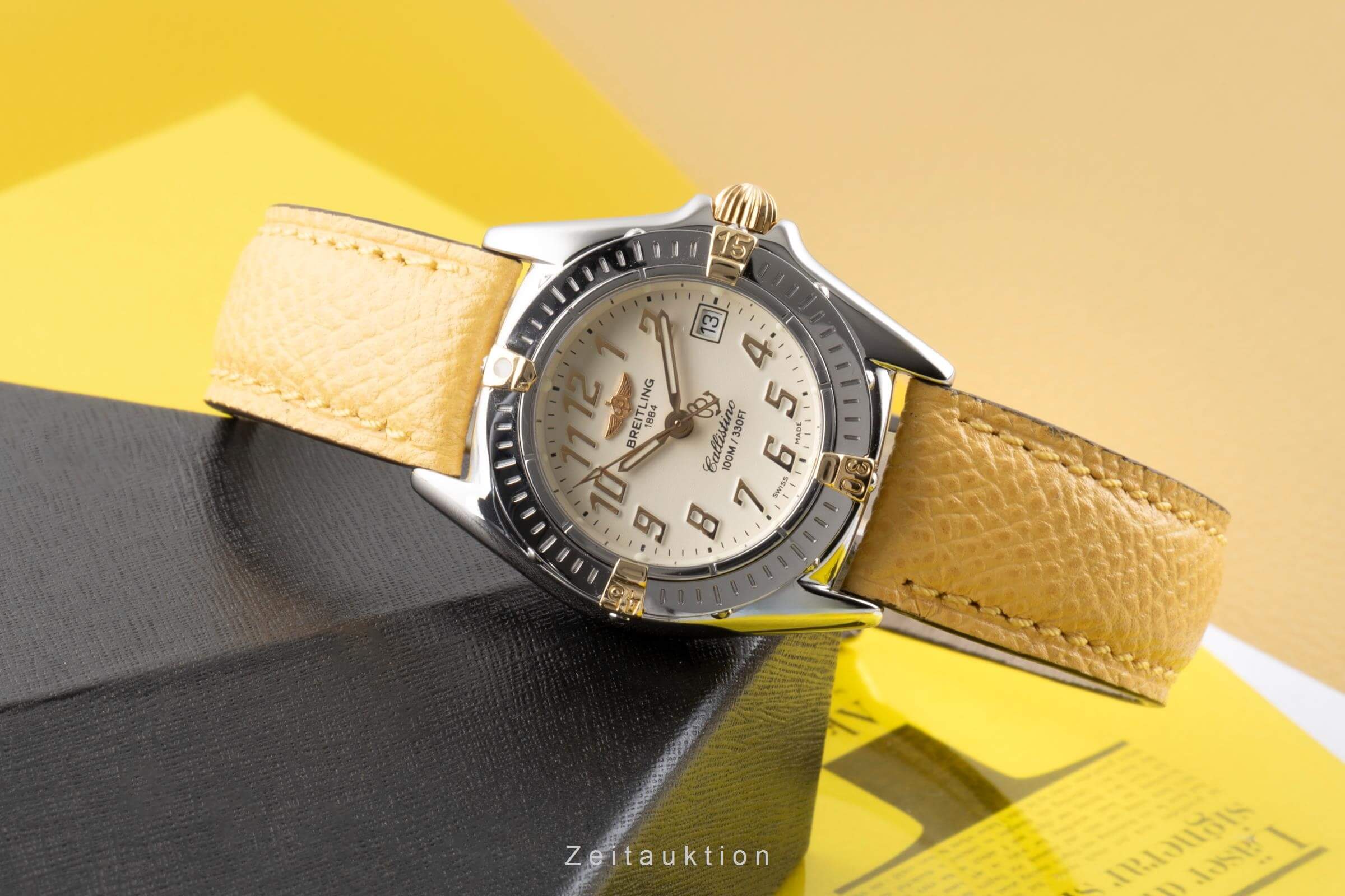 Breitling Callistino steel / gold quartz Kal. B52 Ref. B52345