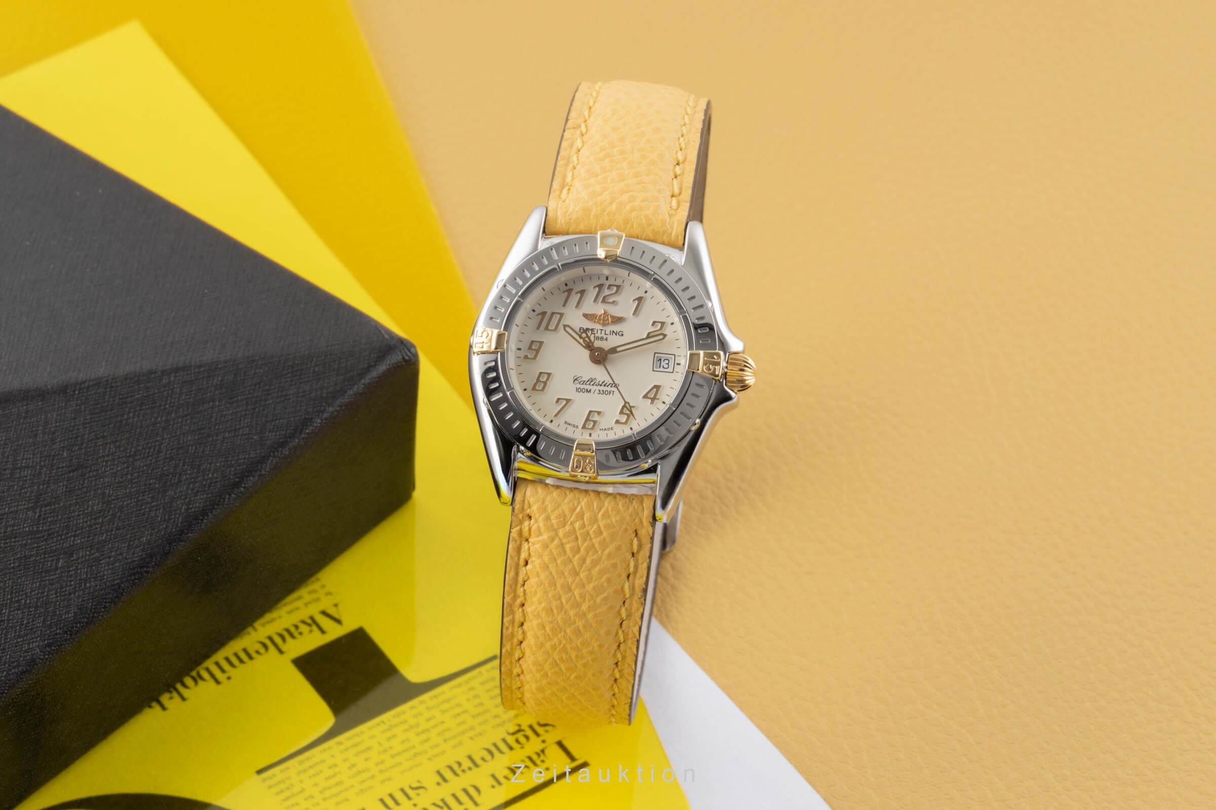 Breitling Callistino steel / gold quartz Kal. B52 Ref. B52345