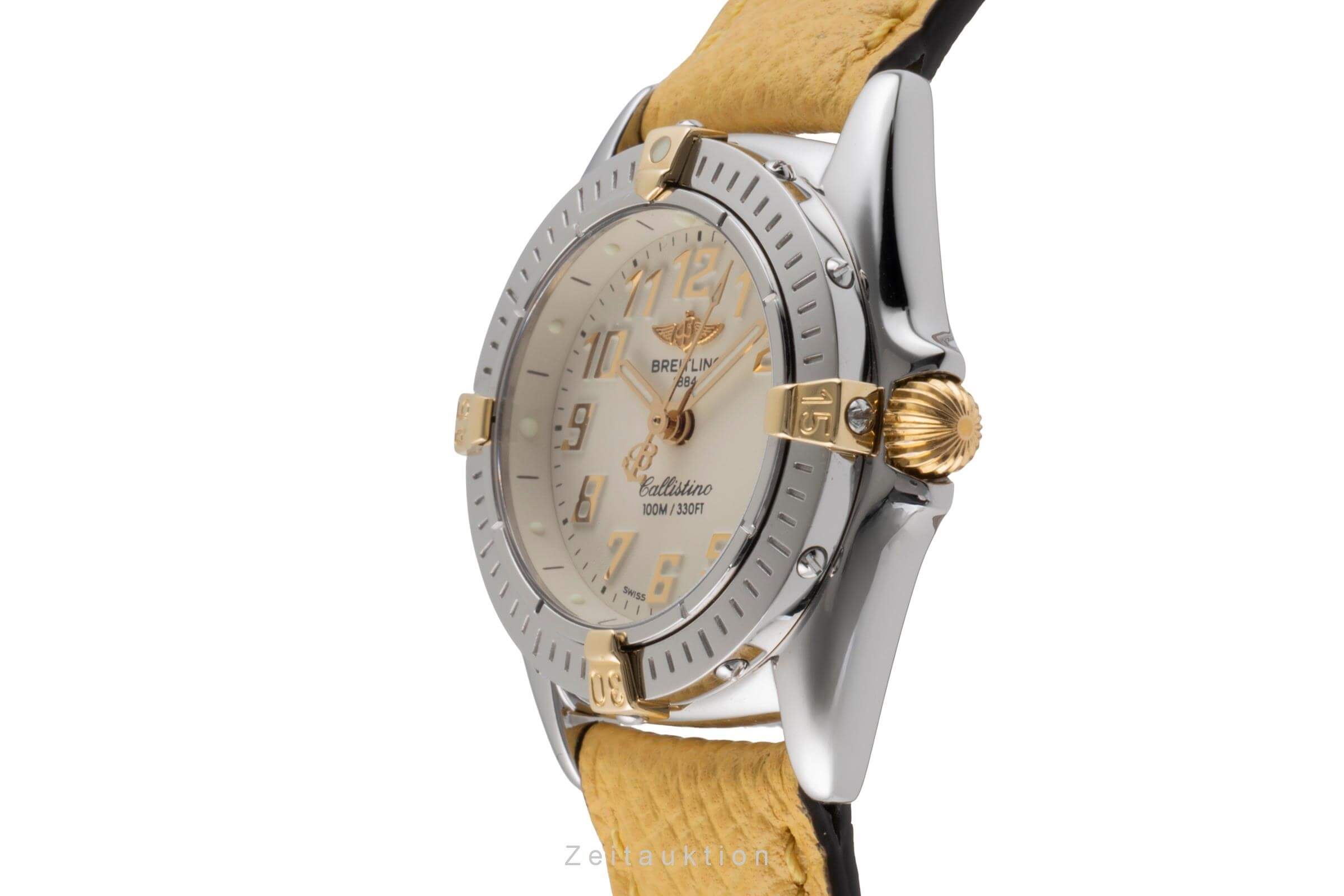 Breitling Callistino steel / gold quartz Kal. B52 Ref. B52345
