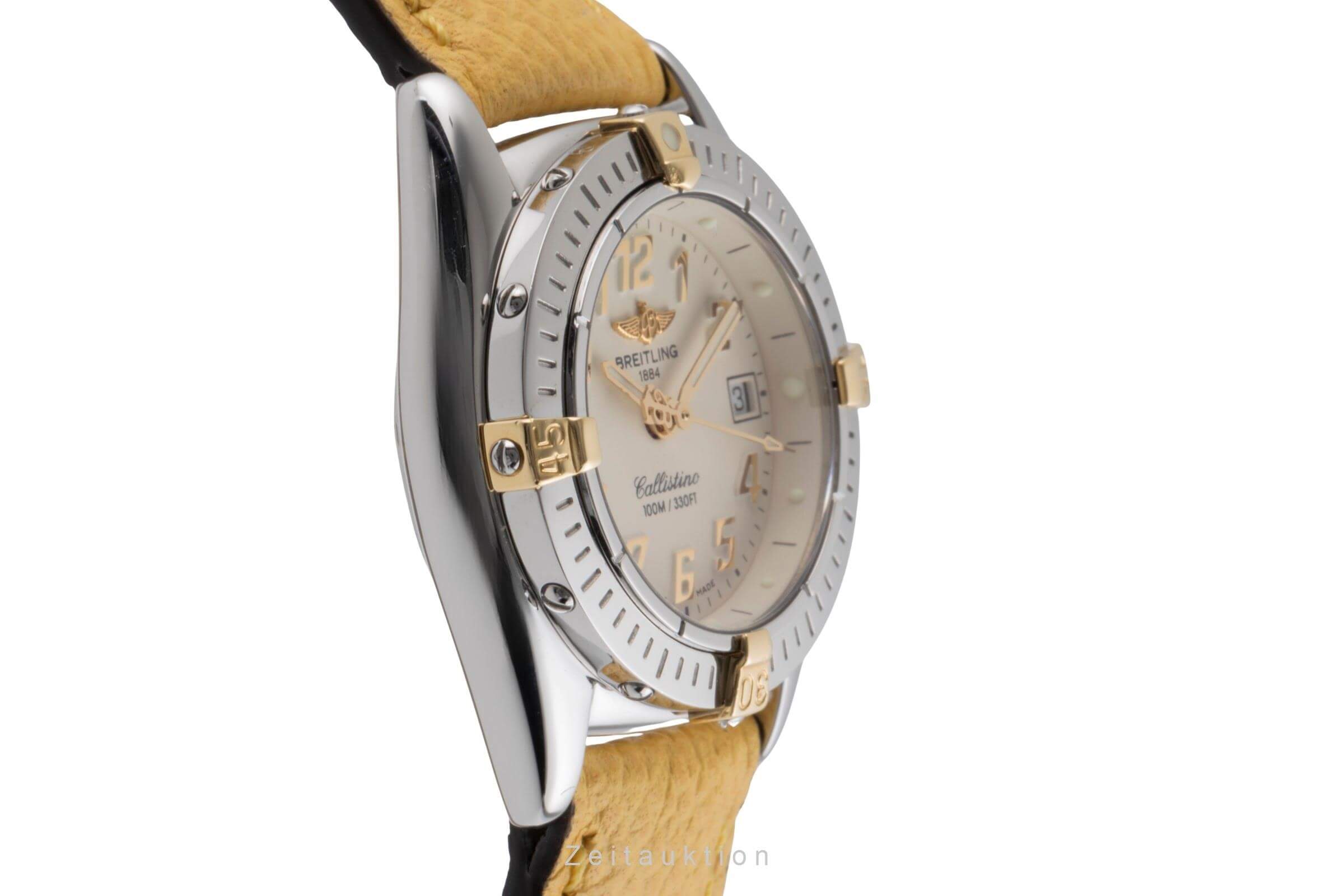 Breitling Callistino acero / oro cuarzo reloj para damas  B52345  [2500352]