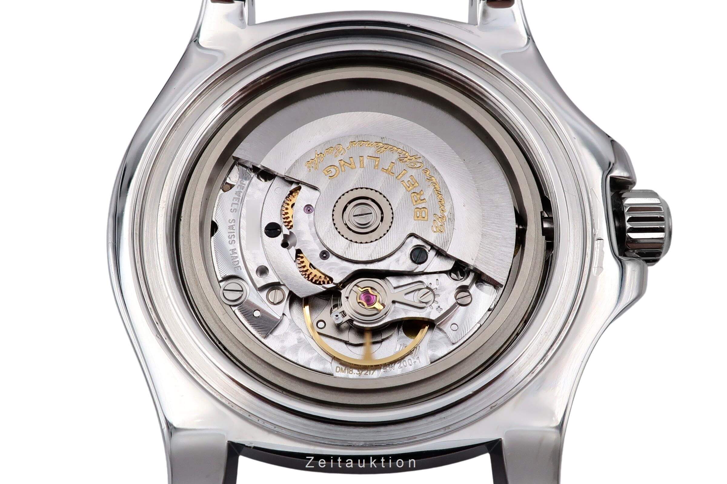 Breitling Superocean 42 Orange Dial Edelstahl Automatik Herrenuhr Ref. A17366  [2500357]