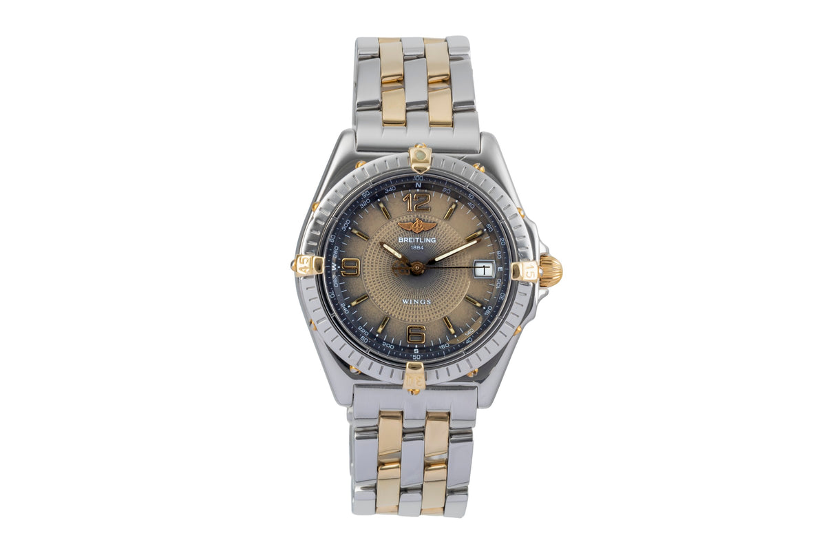 Breitling Wings steel / gold automatic men's watch B10050  [2500375]