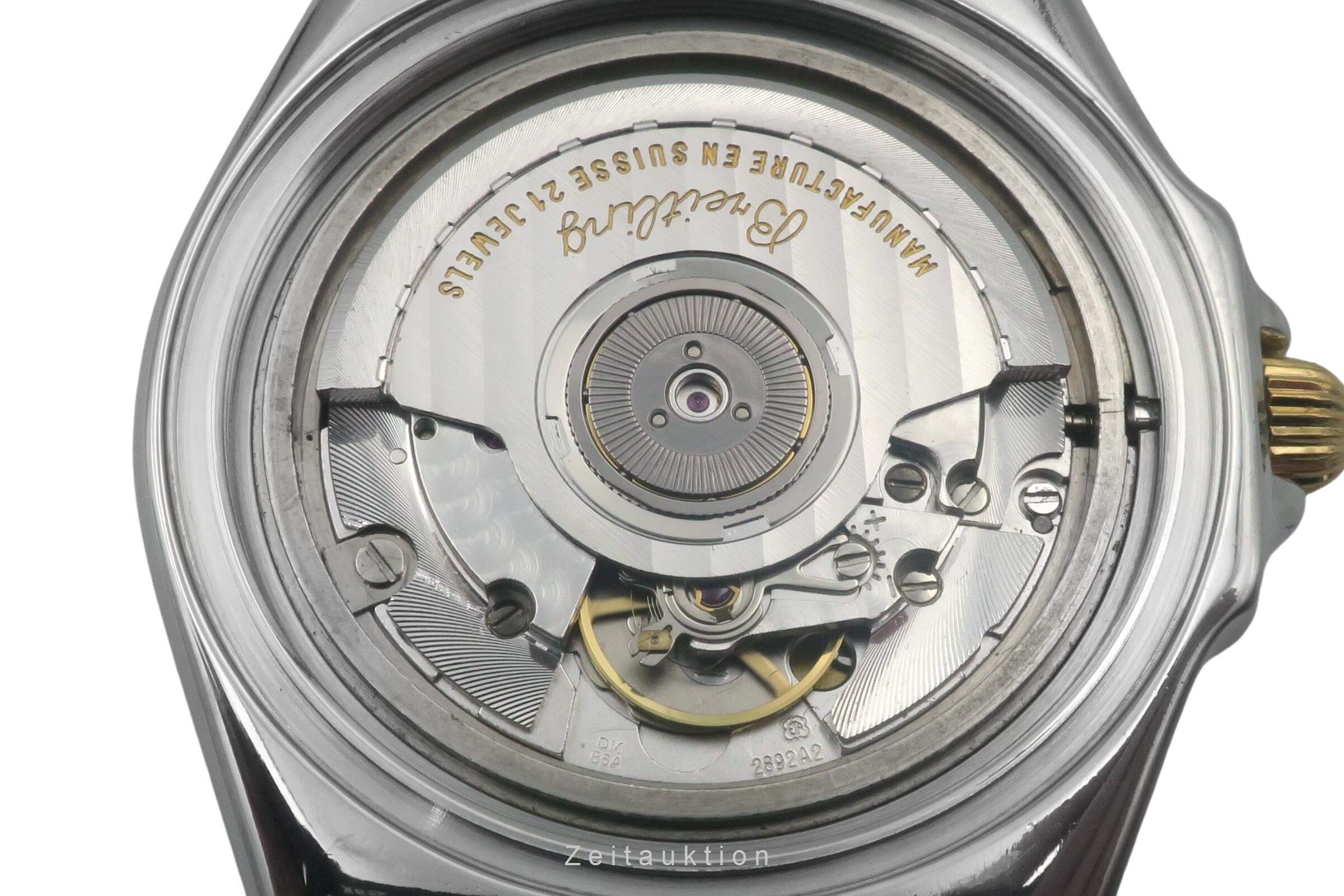 Breitling Wings Stahl / Gold Automatik Datum Herrenuhr Ref. B10050 Papiere 1998 [2500375]