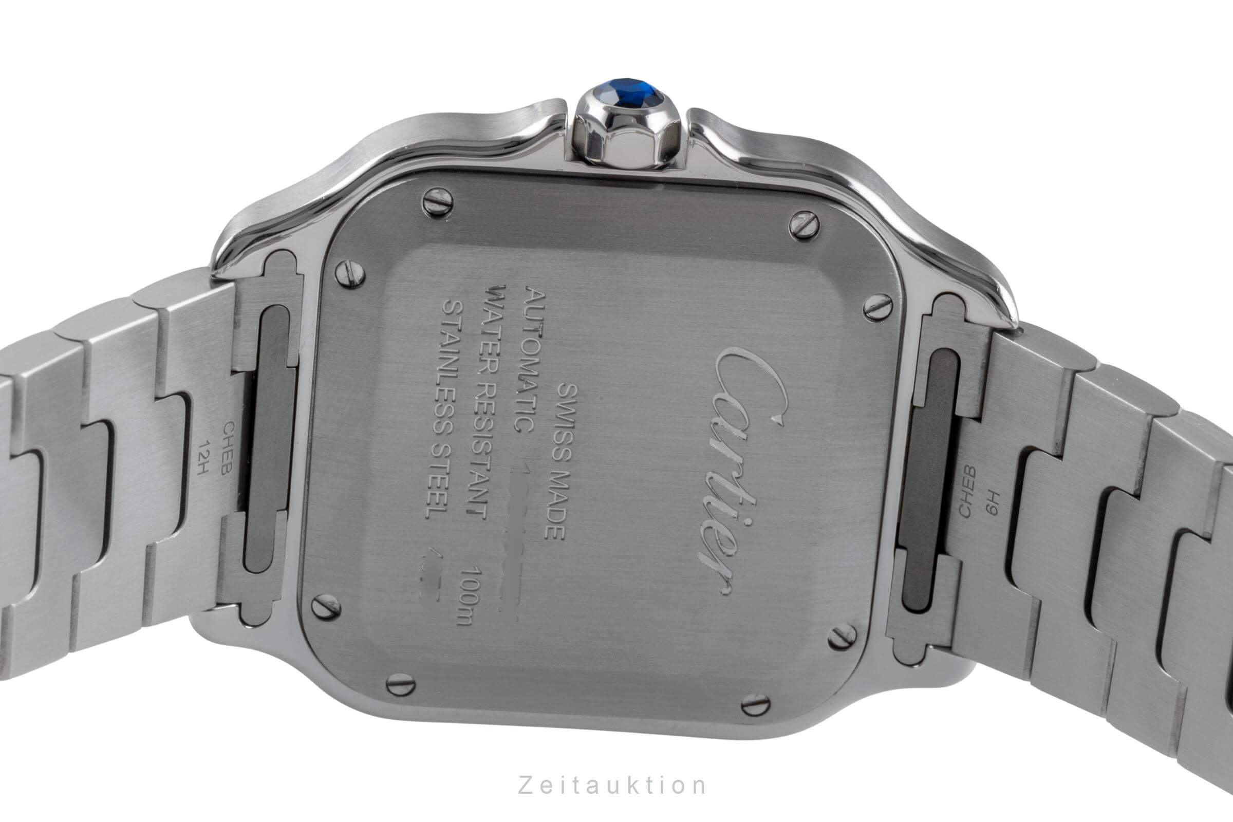 Cartier Santos acero automático reloj para caballeros W2SA0016 LP: 11400EUR  [2500384]