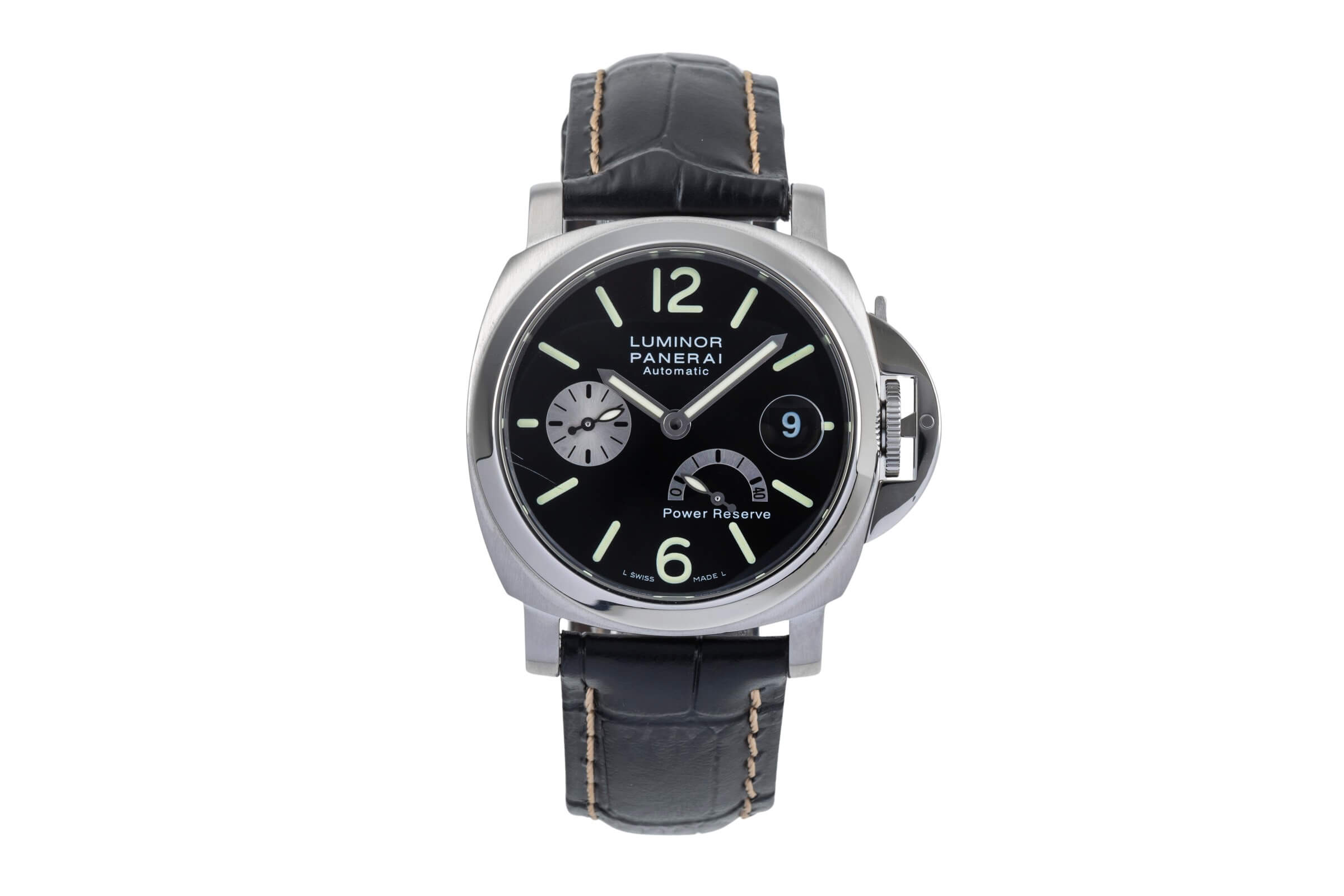 Panerai Luminor  acero automático reloj para caballeros PAM00125 LP: 7900EUR  [2500385]