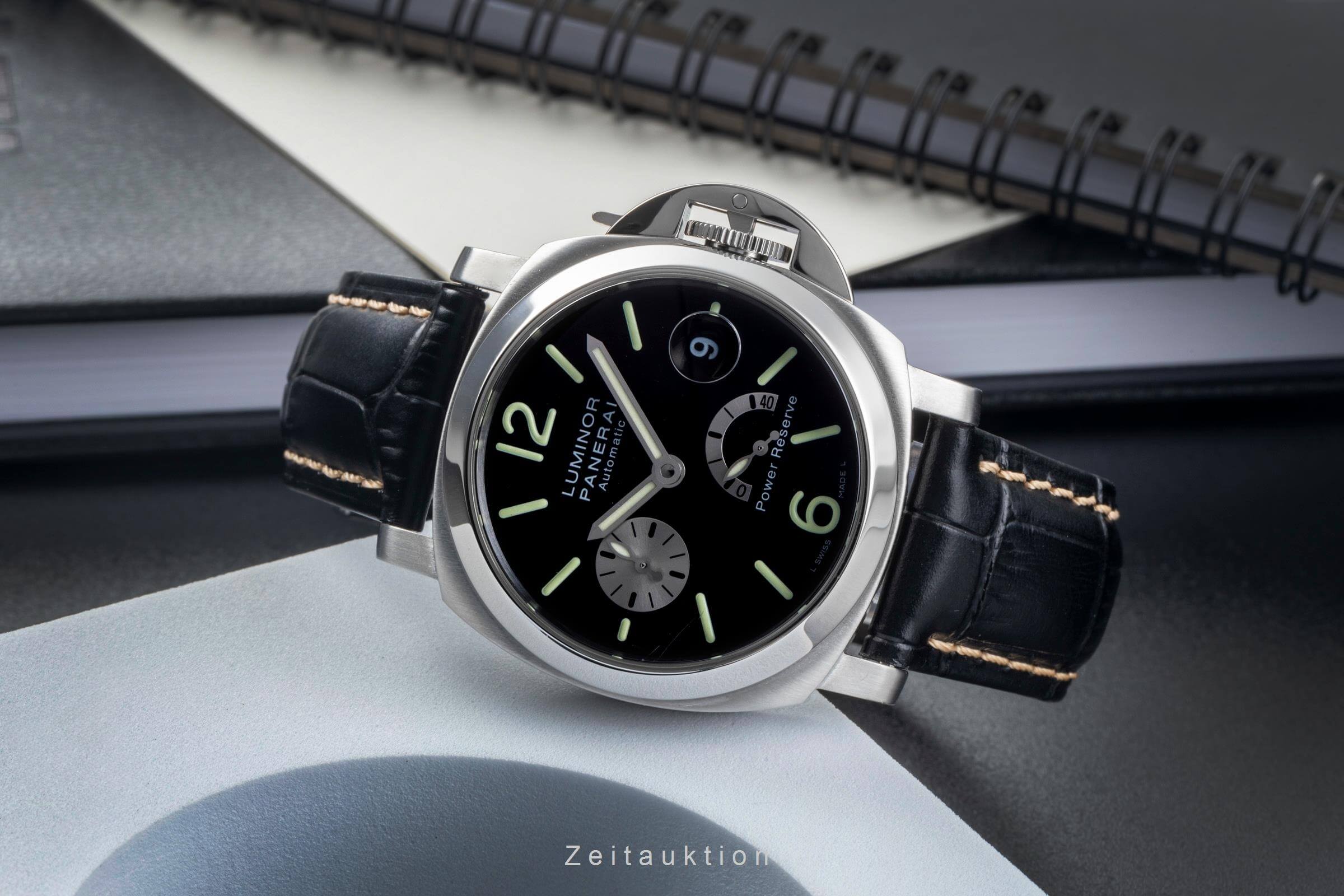 Panerai Luminor  acero automático reloj para caballeros PAM00125 LP: 7900EUR  [2500385]