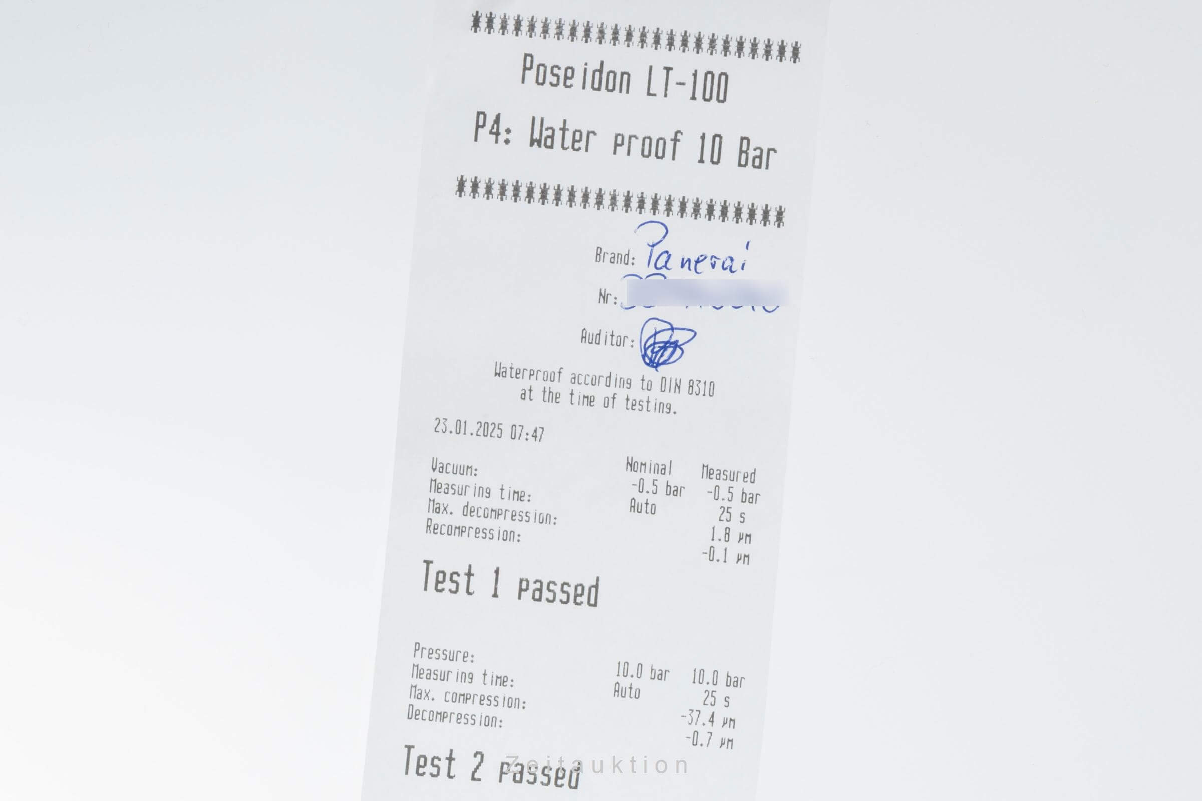 Panerai Luminor  acero automático reloj para caballeros PAM00125 LP: 7900EUR  [2500385]