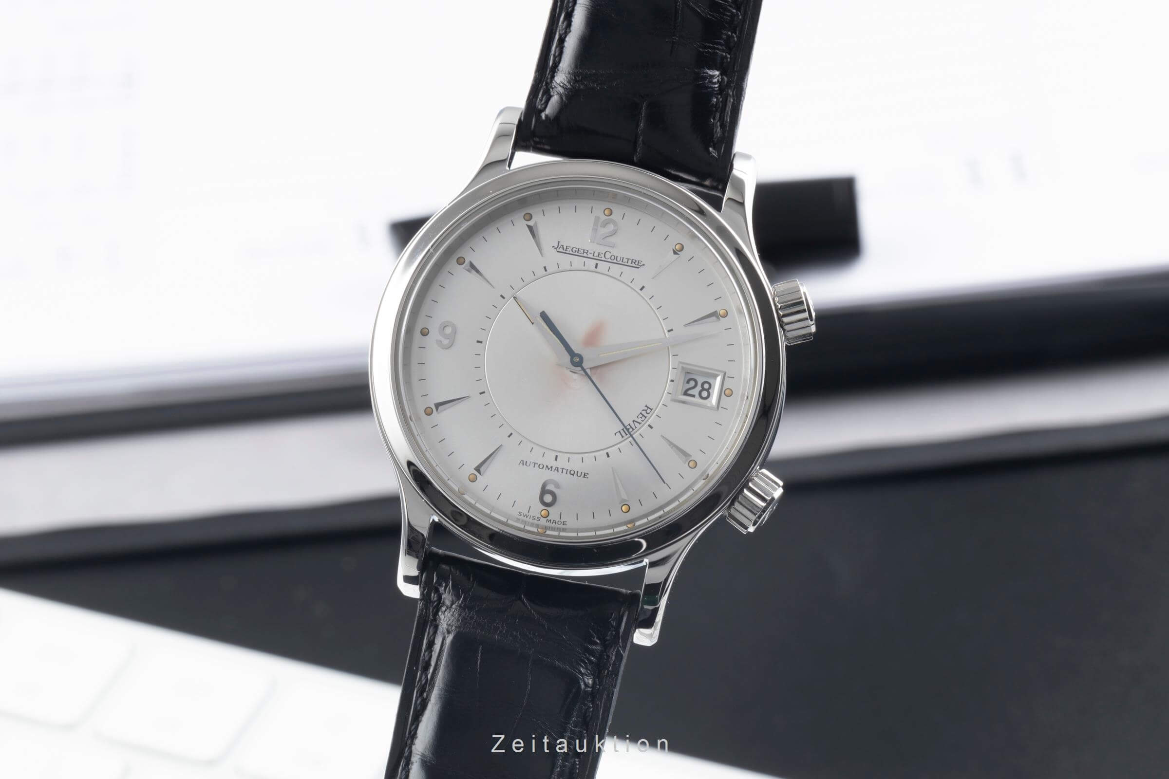 Jaeger LeCoultre Master Control acero automático reloj para caballeros 141.8.97 LP: 15400EUR  [2500393]