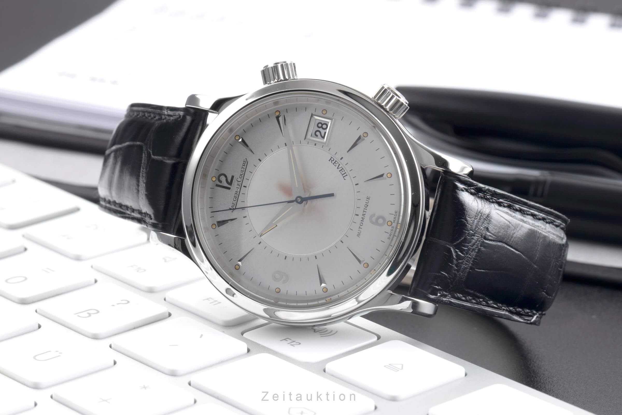 Jaeger LeCoultre Master Control acero automático reloj para caballeros 141.8.97 LP: 15400EUR  [2500393]