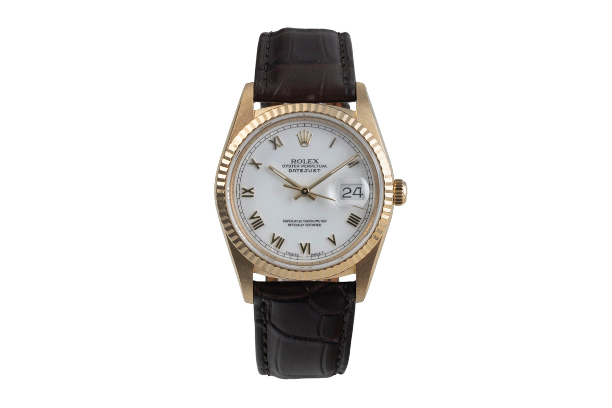 Rolex Datejust 18 ct gold automatic men's watch 16238  [2500399]