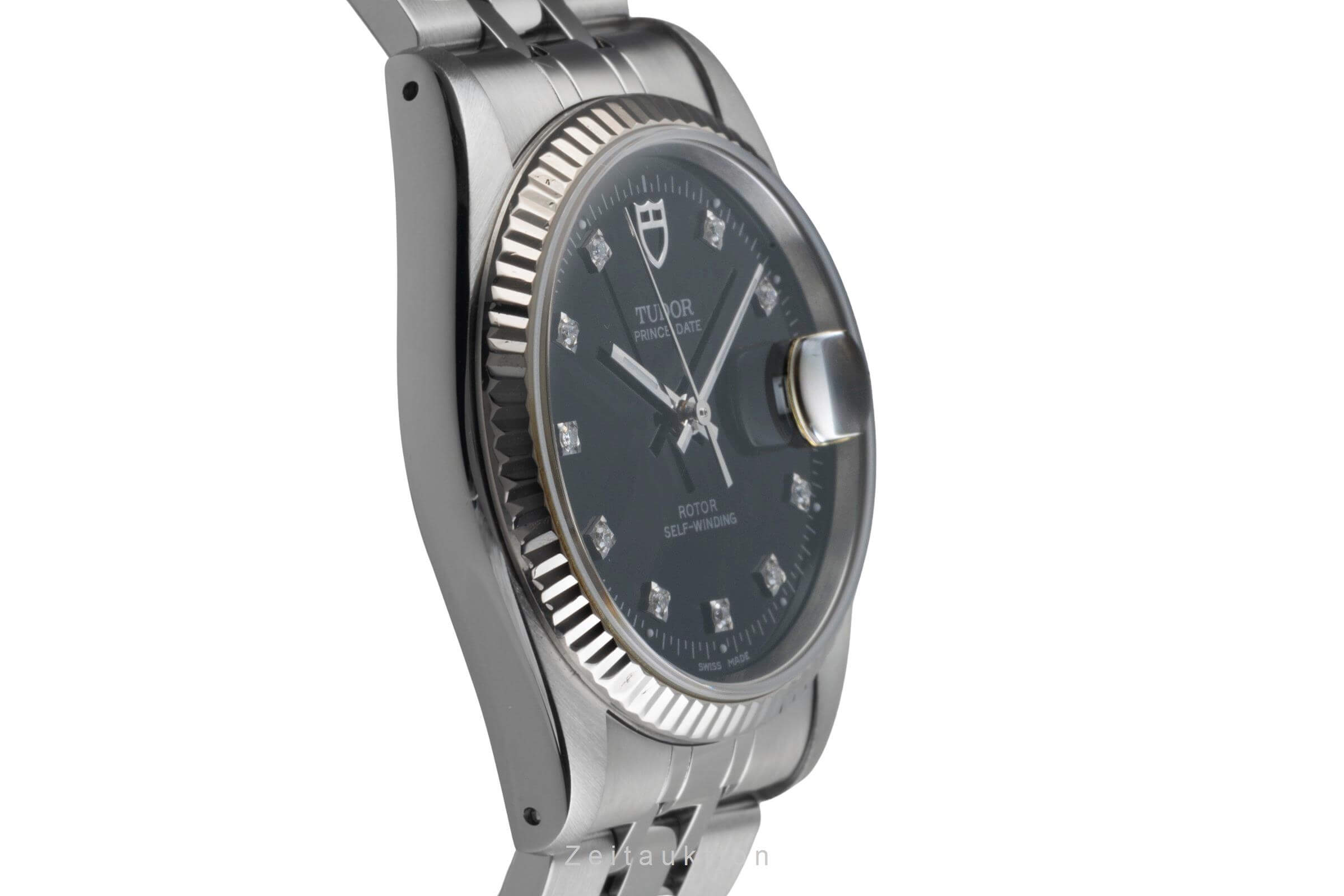 Tudor Prince Date steel / white gold automatic men's watch 74034  [2500401]