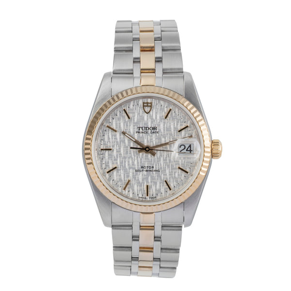Tudor Prince Date acciaio / oro automatismo orologio da uomo 74033  [2500402]