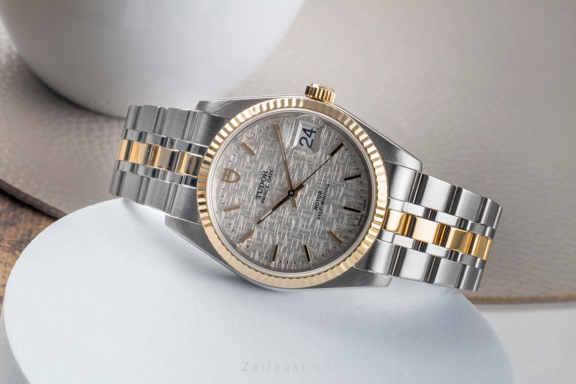 Tudor Prince Date acciaio / oro automatismo orologio da uomo 74033  [2500402]