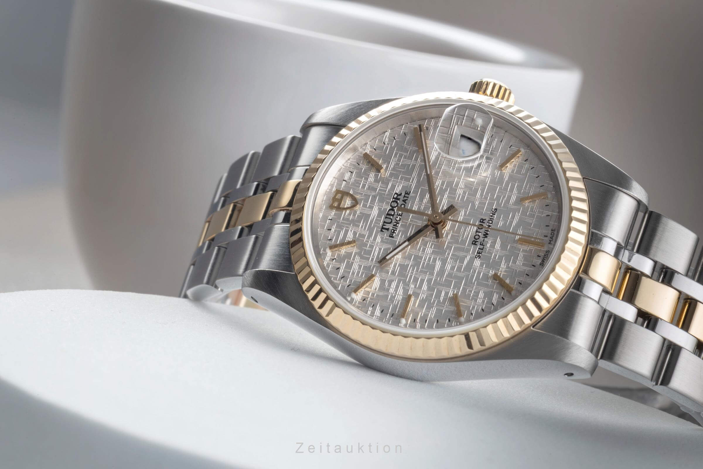 Tudor Prince Date acciaio / oro automatismo orologio da uomo 74033  [2500402]