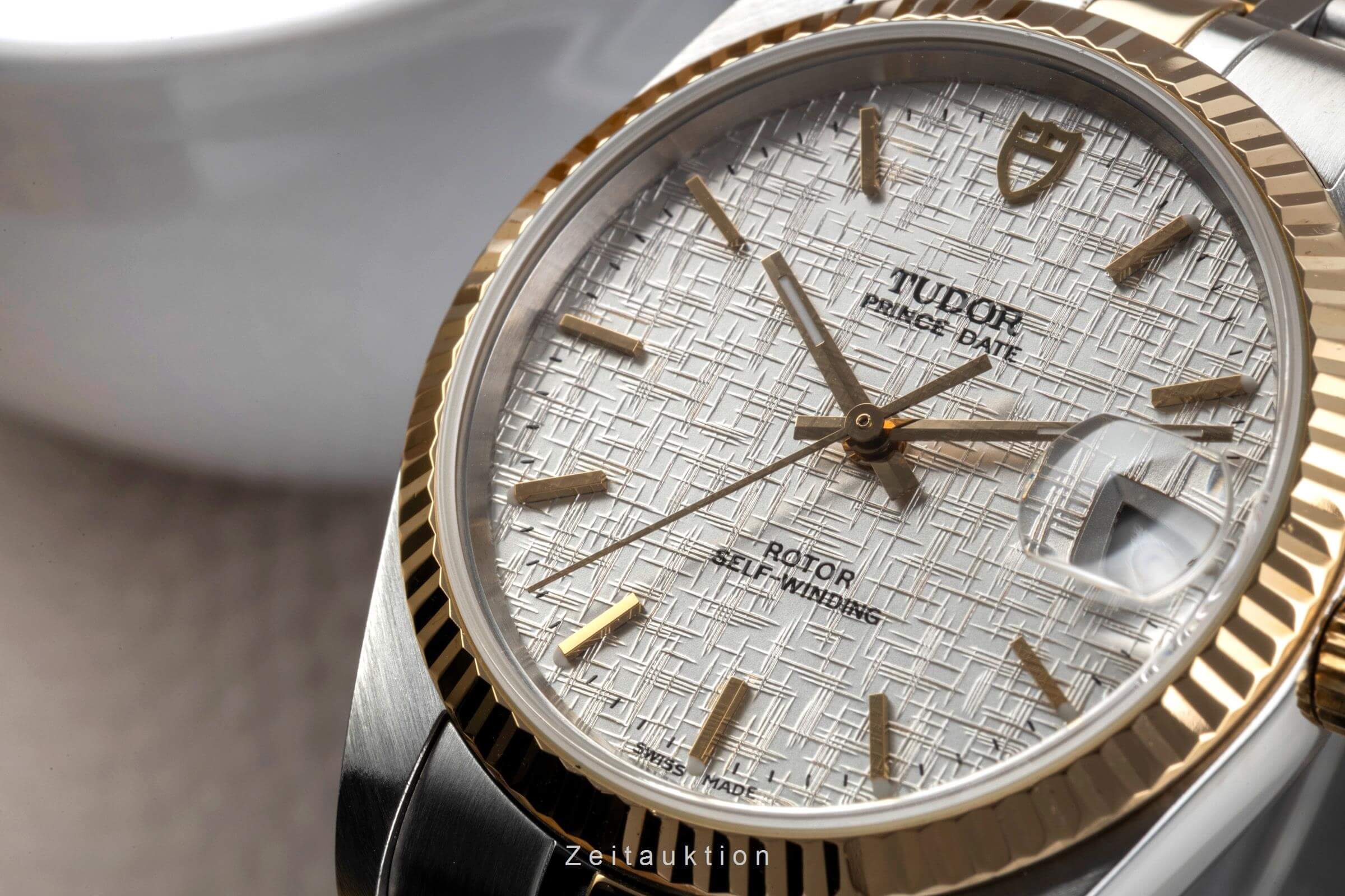 Tudor Prince Date acciaio / oro automatismo orologio da uomo 74033  [2500402]