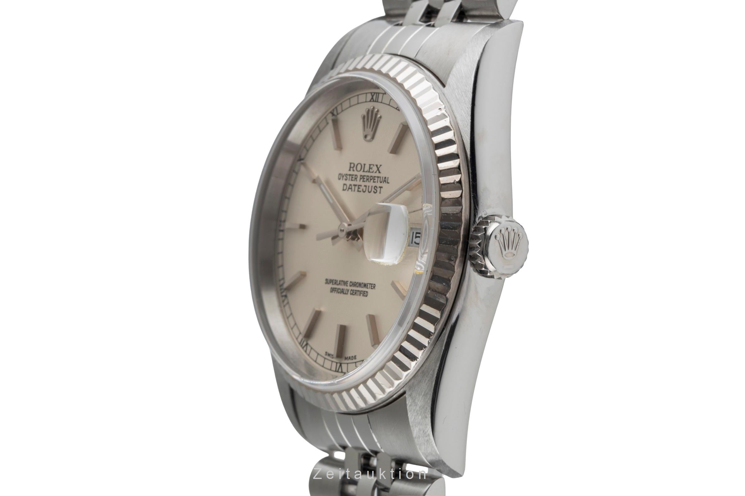 Rolex Datejust steel / white gold automatic men's watch 16234  [2500408]