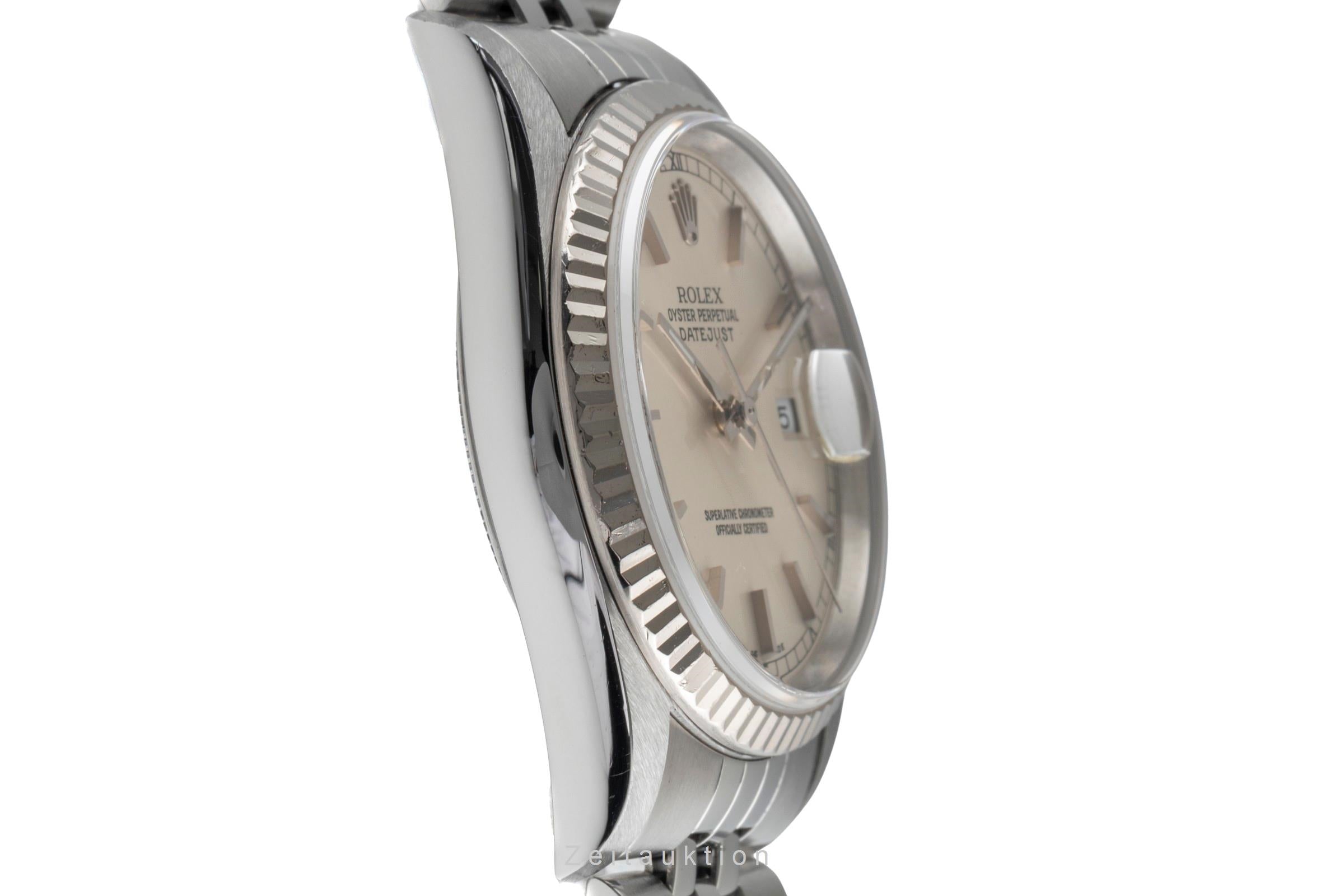 Rolex Datejust steel / white gold automatic men's watch 16234  [2500408]