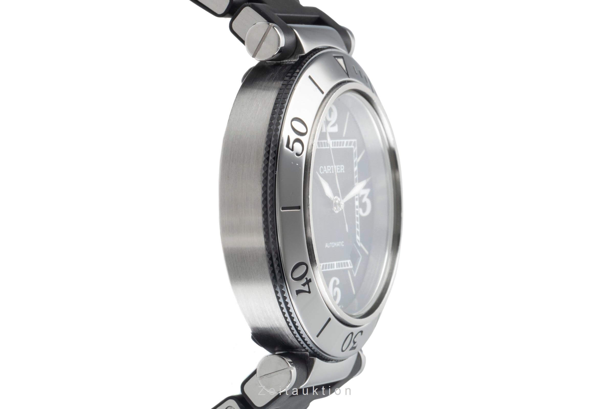 Cartier Pasha Seatimer Automatik Edelstahl Herrenuhr Ref. W31077U2 2790 [2500410]