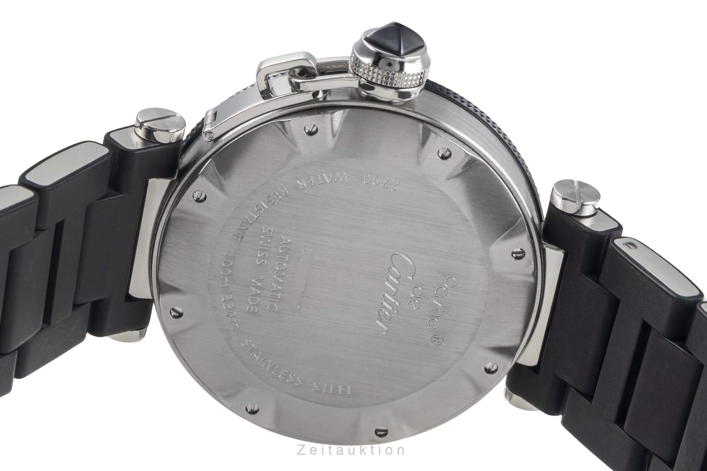 Cartier Pasha Seatimer Automatik Edelstahl Herrenuhr Ref. W31077U2 2790 [2500410]
