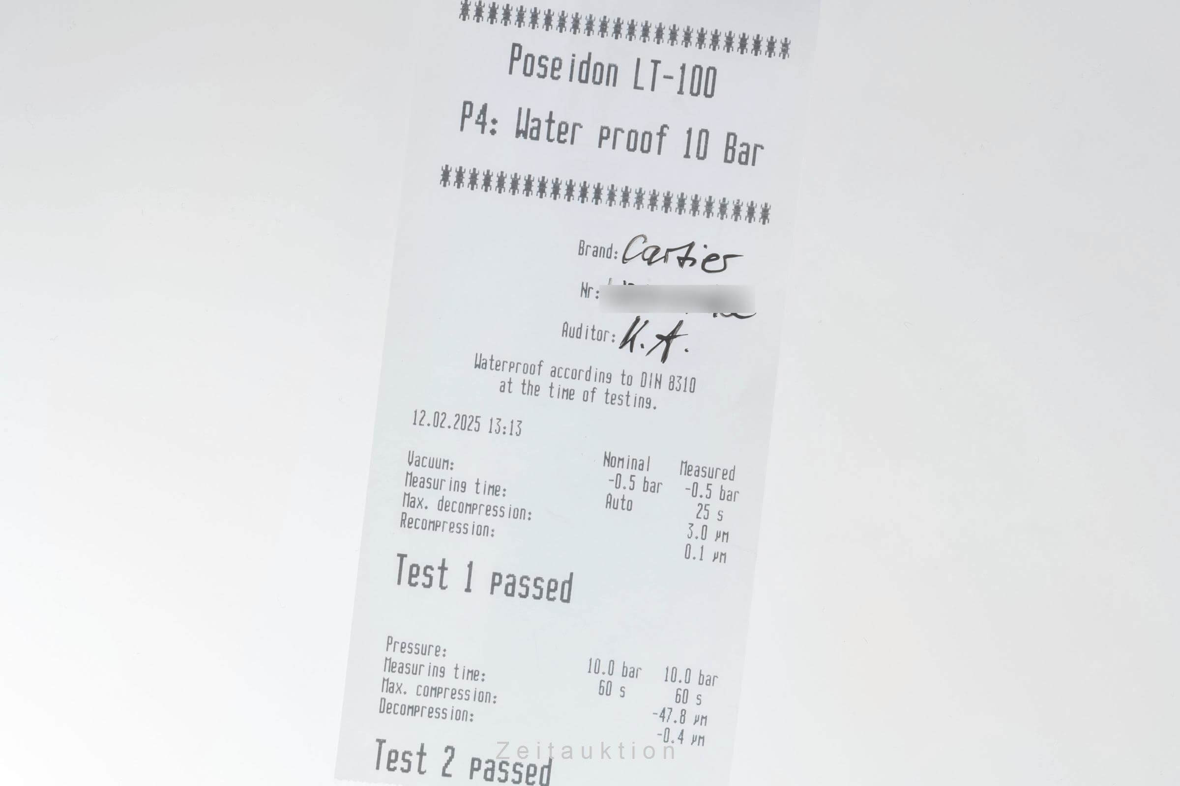 Cartier Pasha Seatimer Automatik Edelstahl Herrenuhr Ref. W31077U2 2790 [2500410]