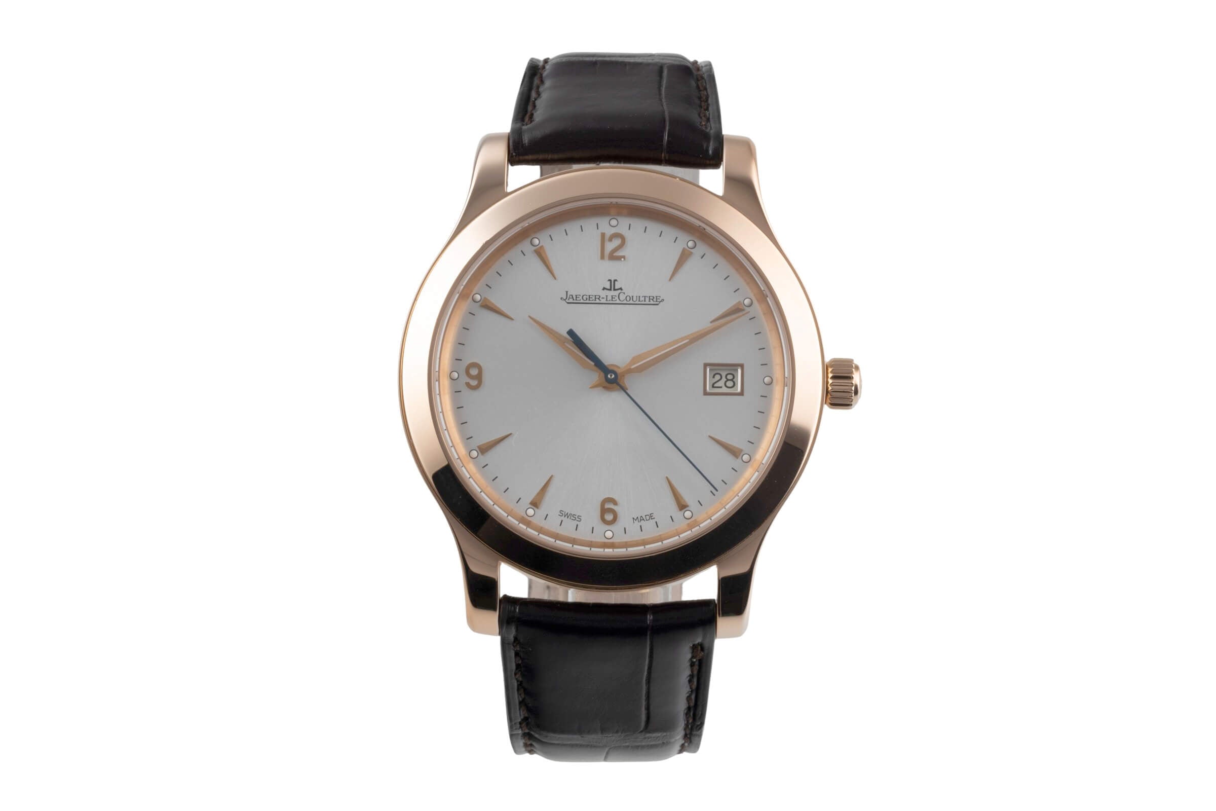 Jaeger LeCoultre Master Control oro rosso 18 ct automatismo orologio da uomo 147.2.37.S  [2500412]