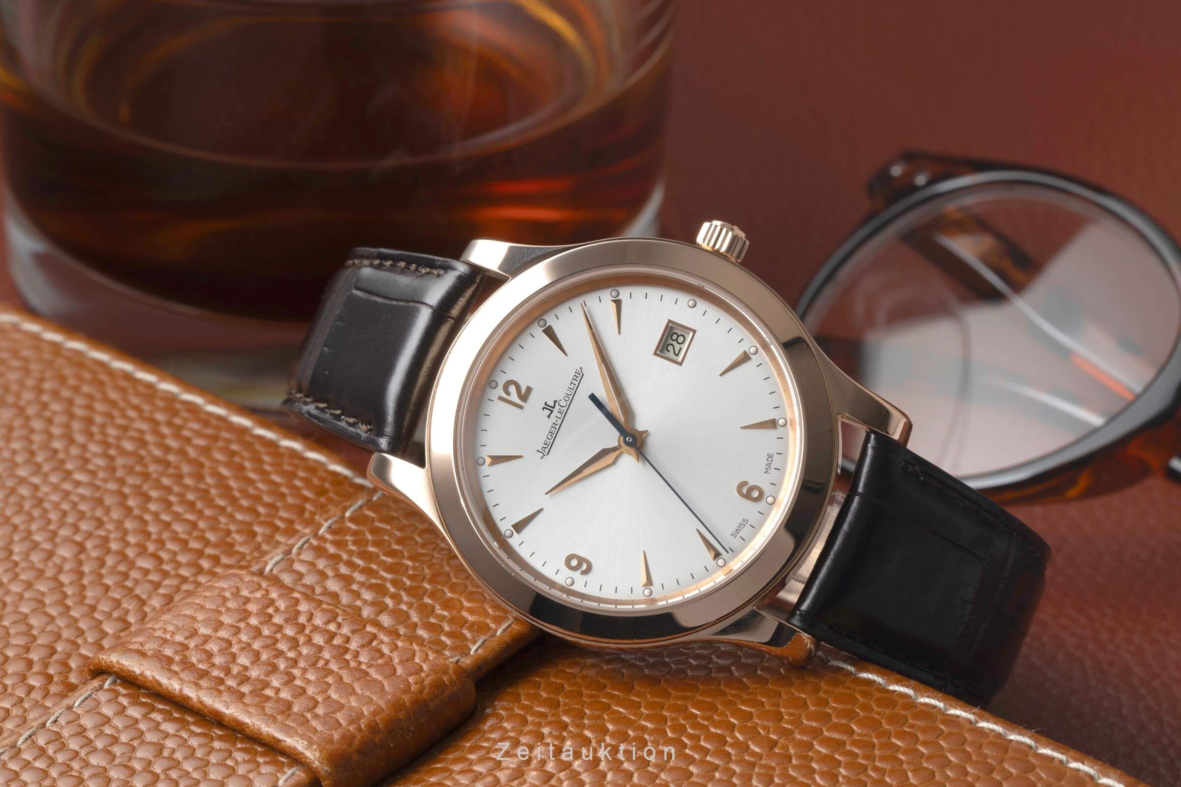 Jaeger LeCoultre Master Control oro rosso 18 ct automatismo orologio da uomo 147.2.37.S  [2500412]