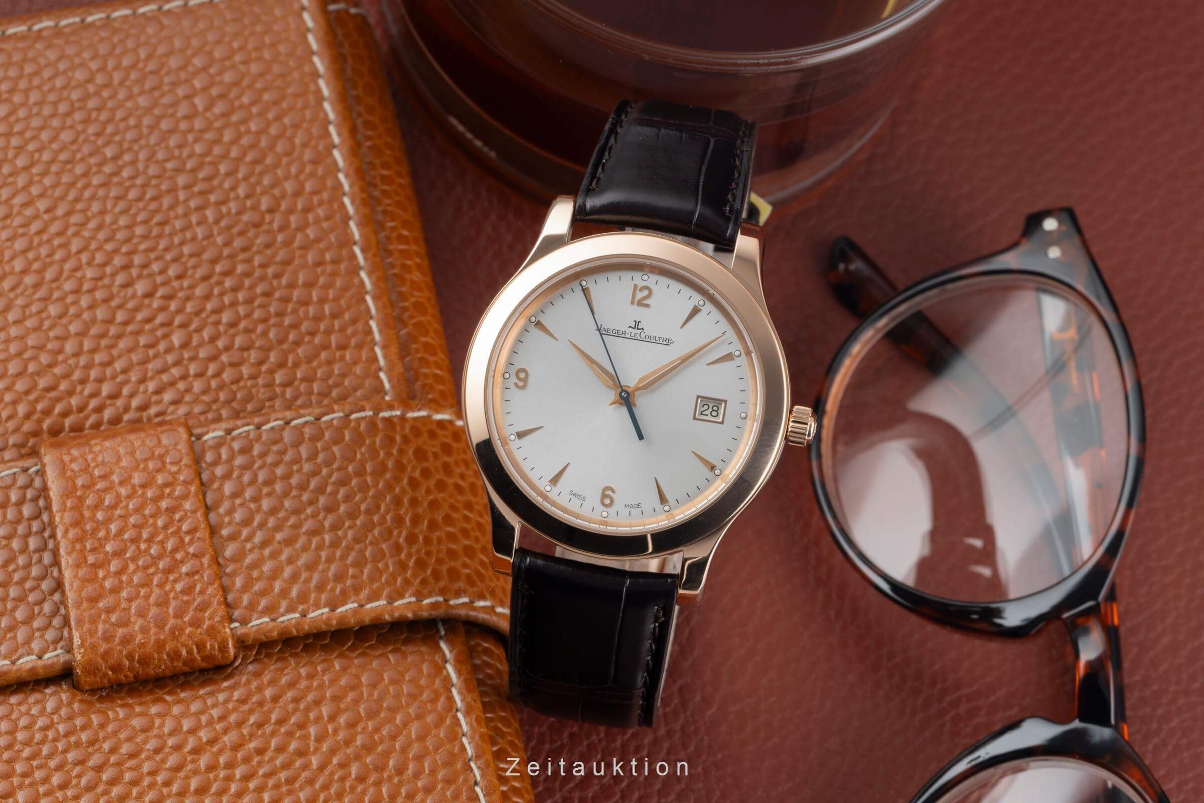 Jaeger LeCoultre Master Control oro rosso 18 ct automatismo orologio da uomo 147.2.37.S  [2500412]