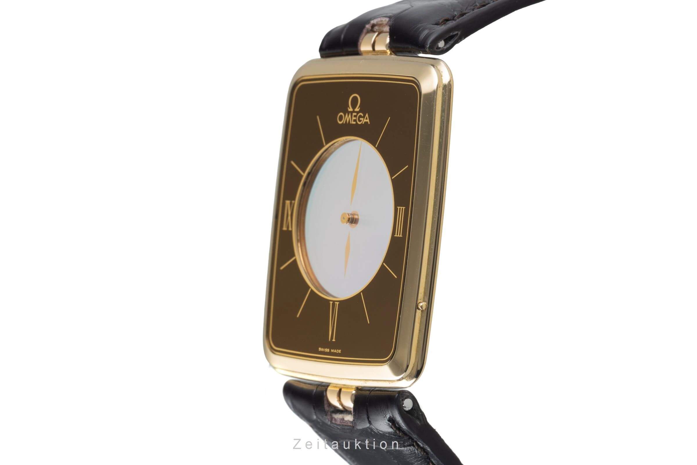 Omega La Magique 18 ct gold quartz men's watch 191.8523Z Vintage  [2500428]