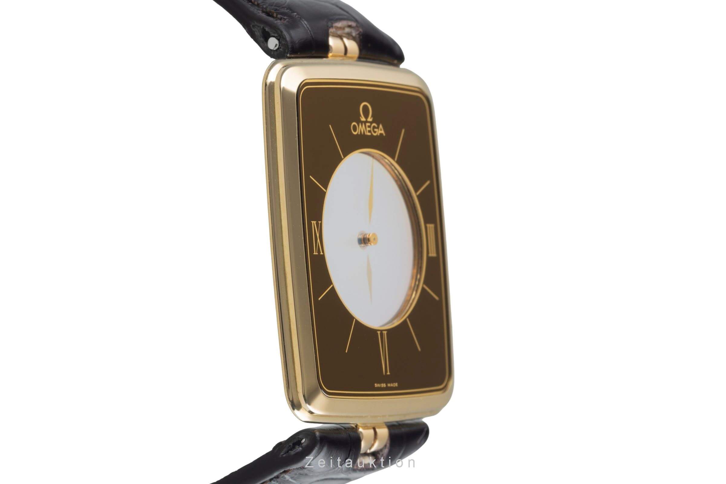 Omega La Magique 18 ct gold quartz men's watch 191.8523Z Vintage  [2500428]