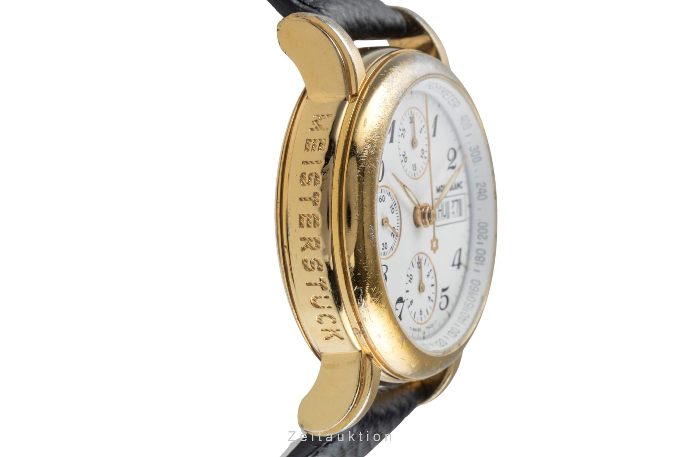 Montblanc Meisterstück chronograph gold-plated automatic men's watch 7001  [2500431]