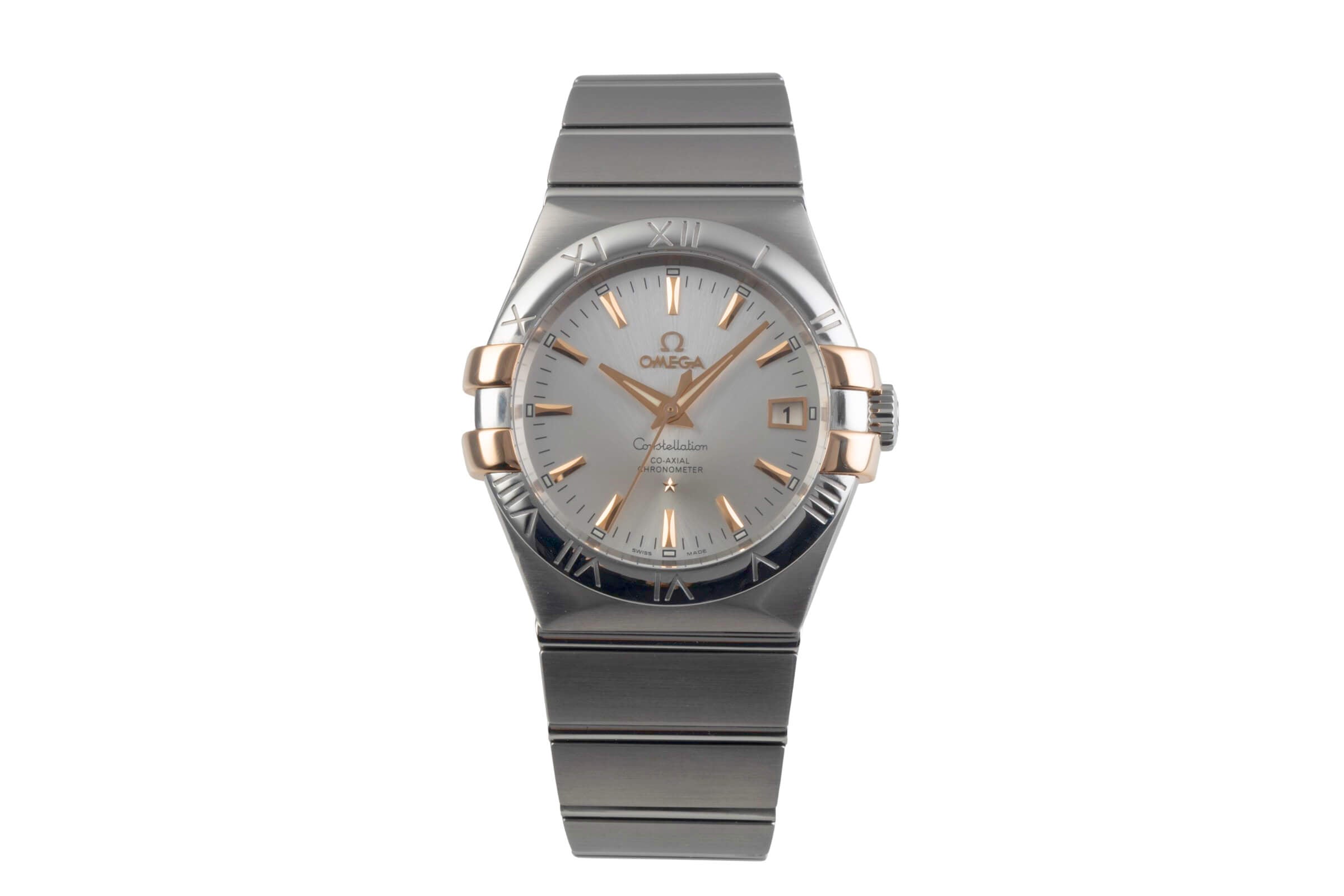 Omega Constellation acciaio / oro automatismo orologio da uomo 123.20.35.20.02.003  [2500439]