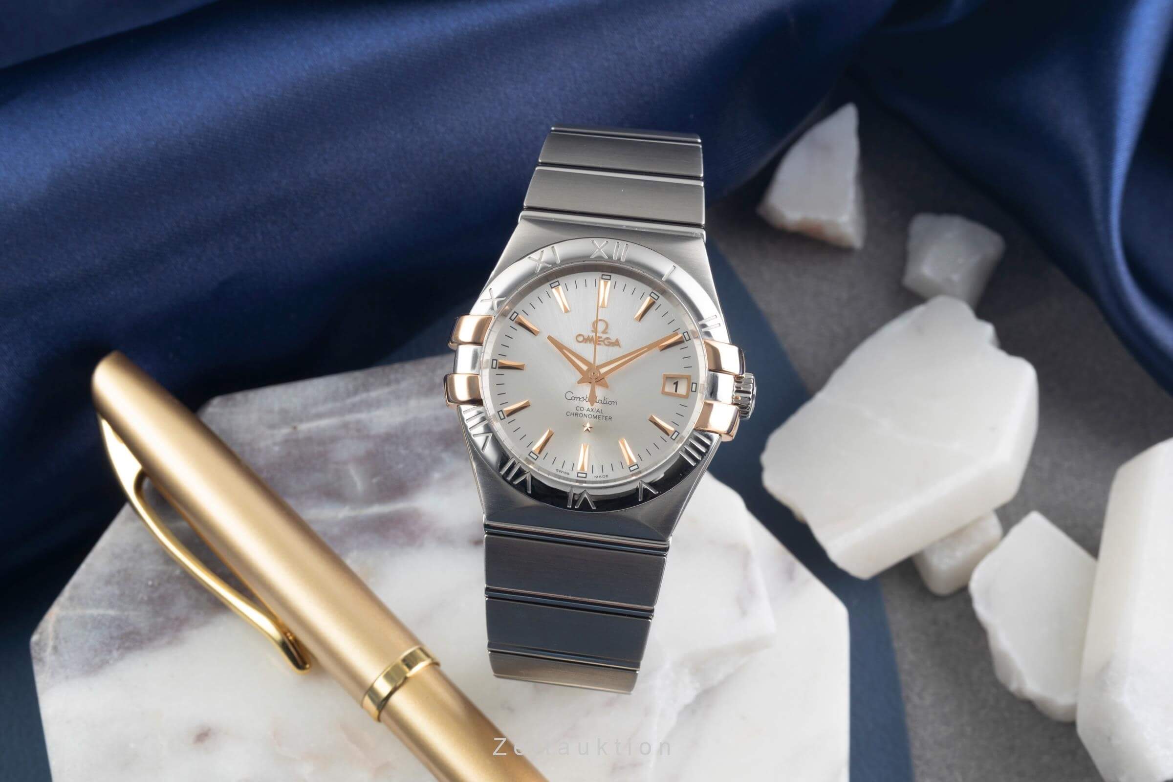 Omega Constellation acciaio / oro automatismo orologio da uomo 123.20.35.20.02.003  [2500439]