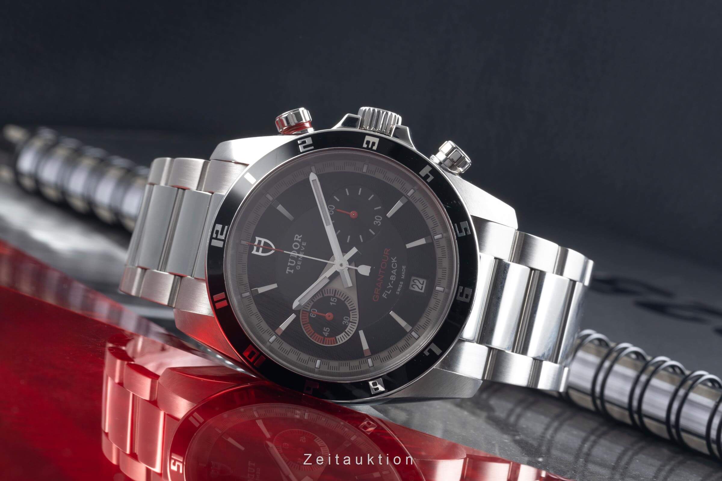 Tudor Grantour Chronograph Fly-Back Stahl Automatik Herrenuhr Ref. 20550 [2500455]
