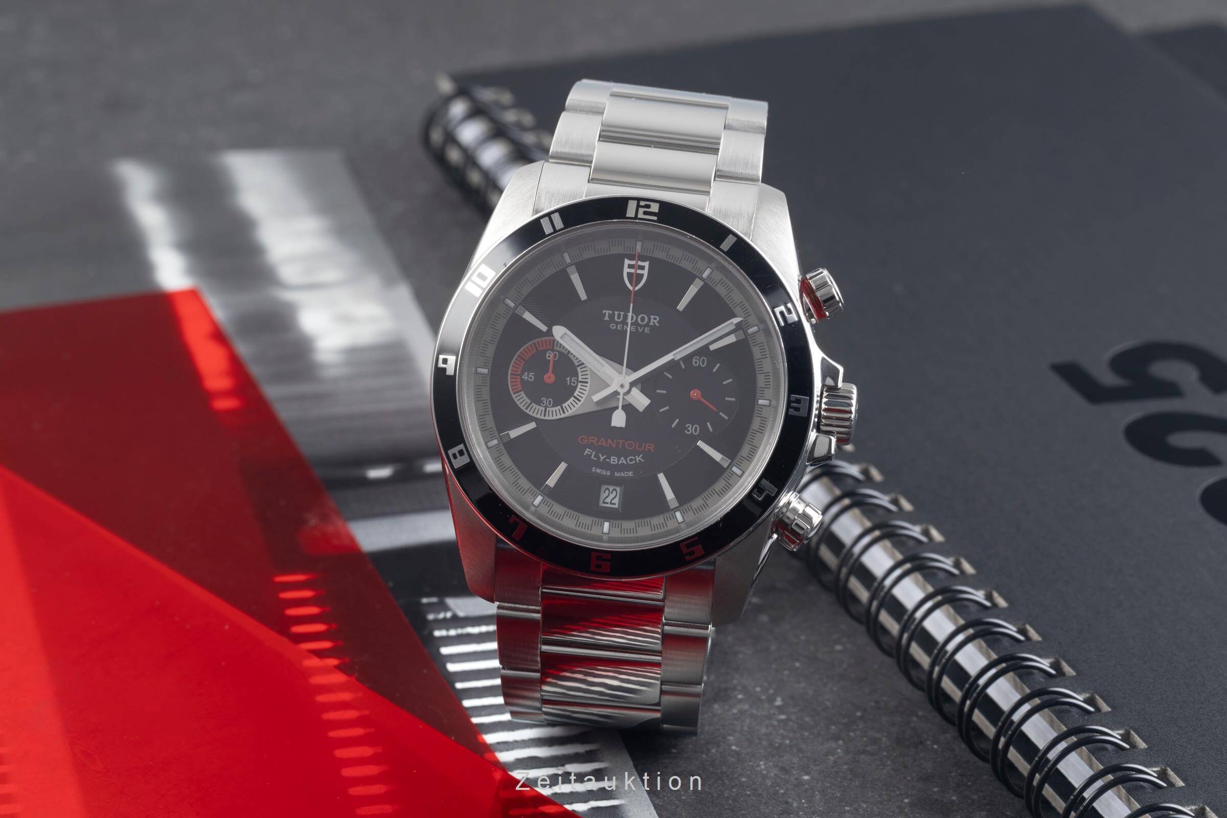 Tudor Grantour Chronograph Fly-Back Stahl Automatik Herrenuhr Ref. 20550 [2500455]