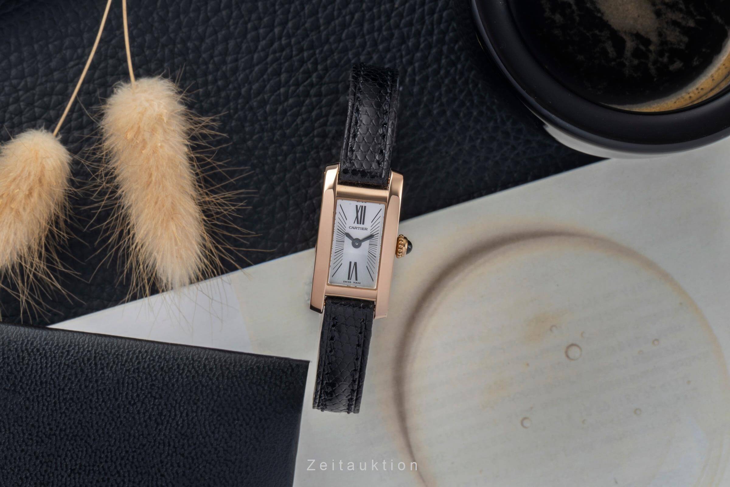 Cartier Tank oro 18 ct quarzo orologio da donna W1537338 2593 LP: 8300EUR  [2500457]