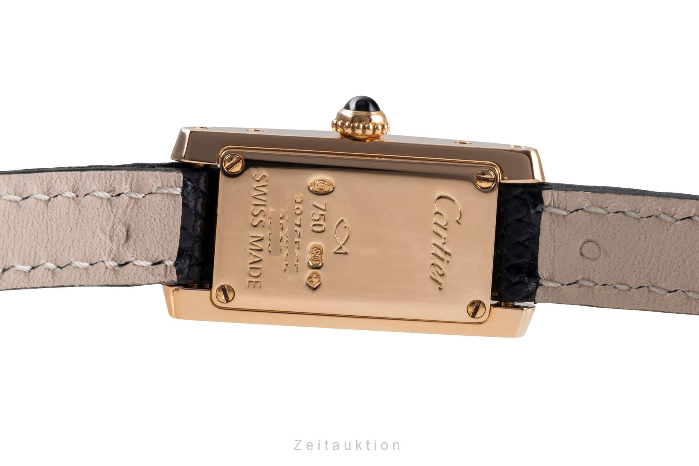 Cartier Tank oro 18 ct quarzo orologio da donna W1537338 2593 LP: 8300EUR  [2500457]