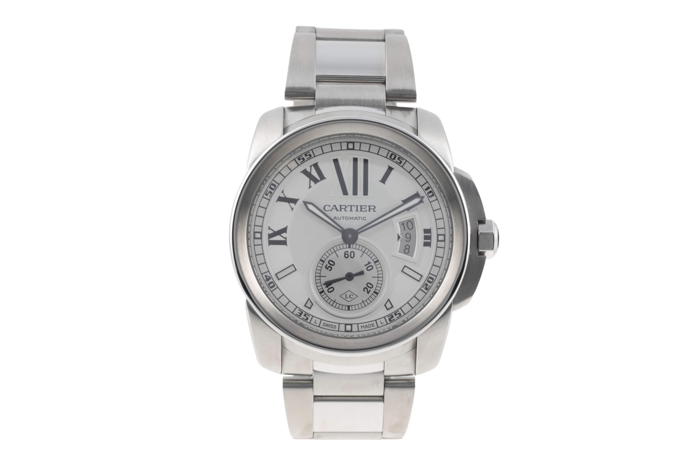 Cartier Calibre de Cartier acero automático reloj para caballeros W7100015  [2500466]