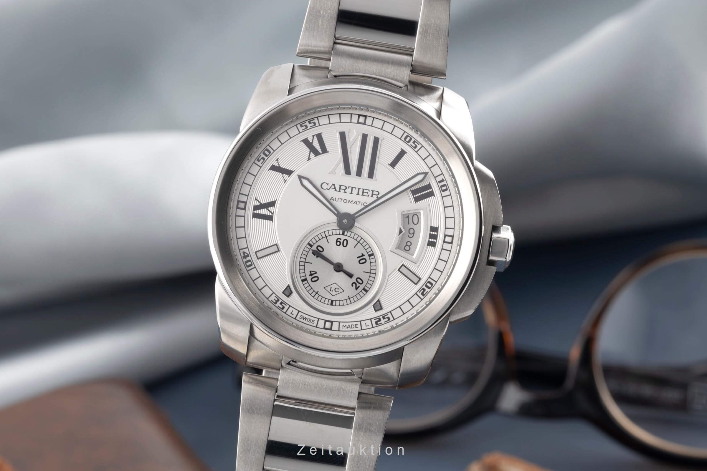 Cartier Calibre de Cartier acero automático reloj para caballeros W7100015  [2500466]