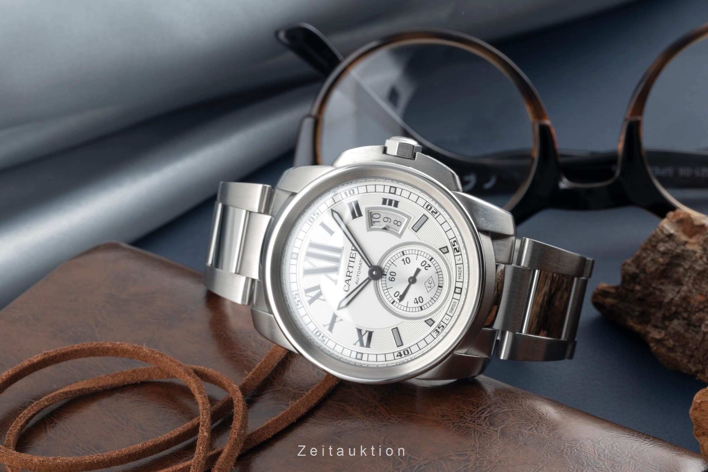 Cartier Calibre de Cartier acero automático reloj para caballeros W7100015  [2500466]