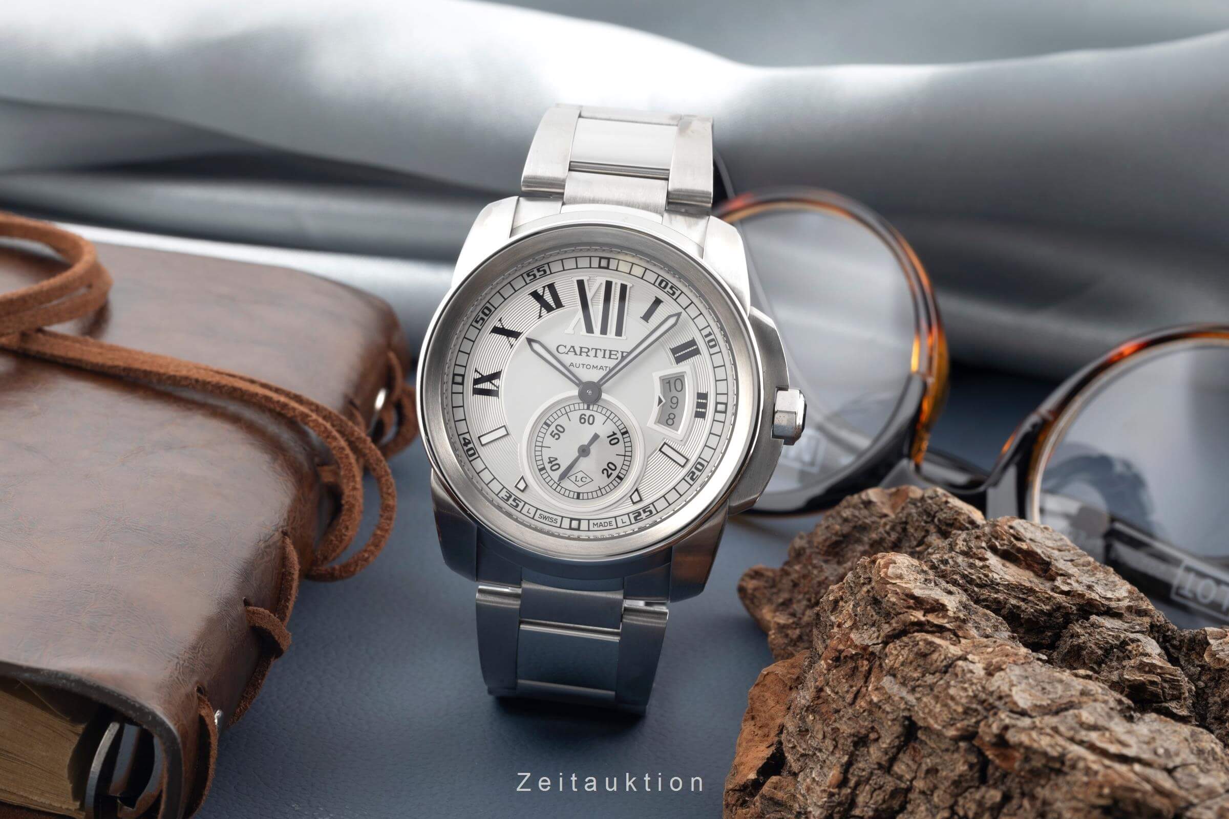 Cartier Calibre de Cartier acero automático reloj para caballeros W7100015  [2500466]