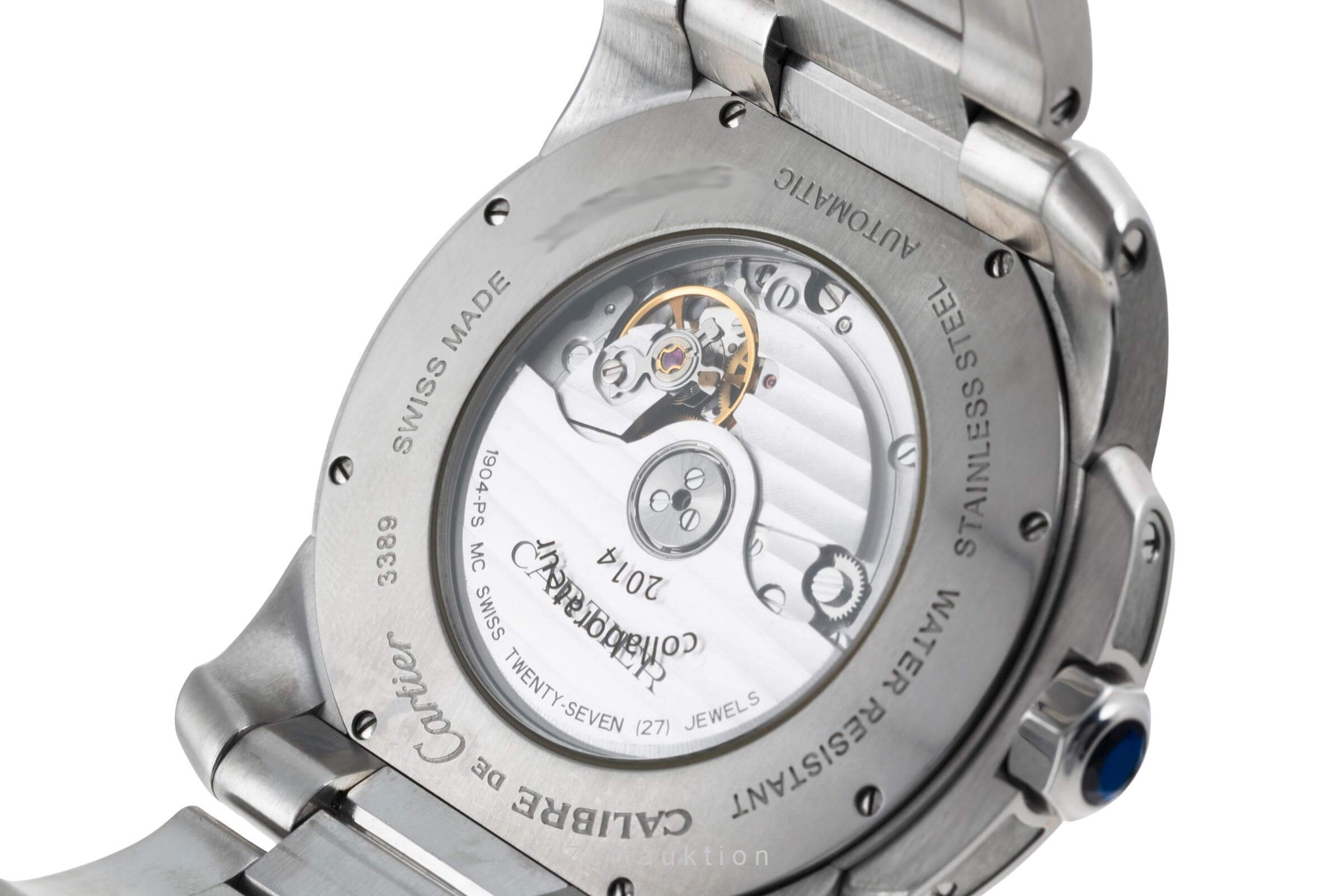 Cartier Calibre de Cartier acero automático reloj para caballeros W7100015  [2500466]