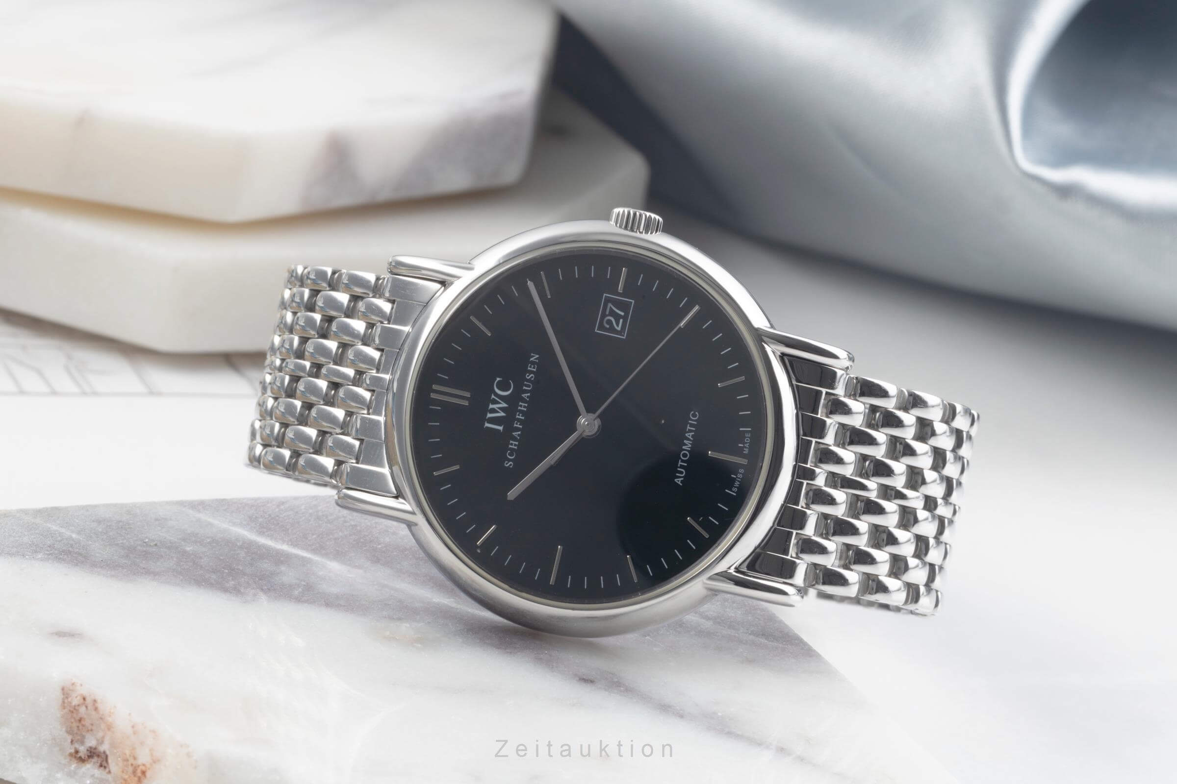 IWC Portofino acier automatique montre pour hommes IW353304 LP: 7300EUR  [2500478]