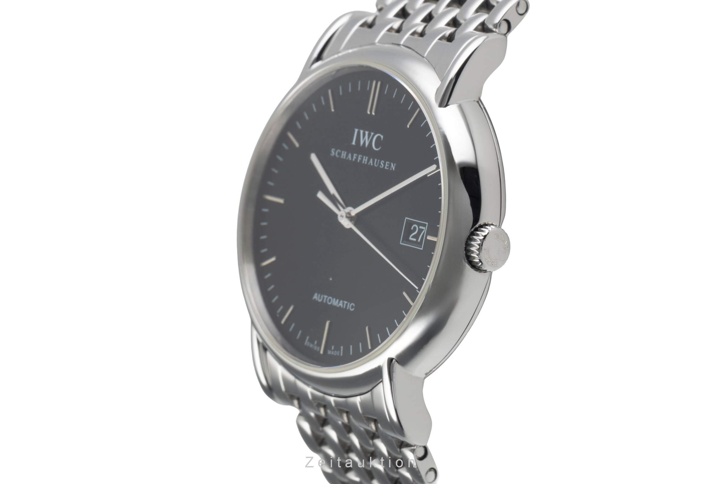 IWC Portofino acier automatique montre pour hommes IW353304 LP: 7300EUR  [2500478]